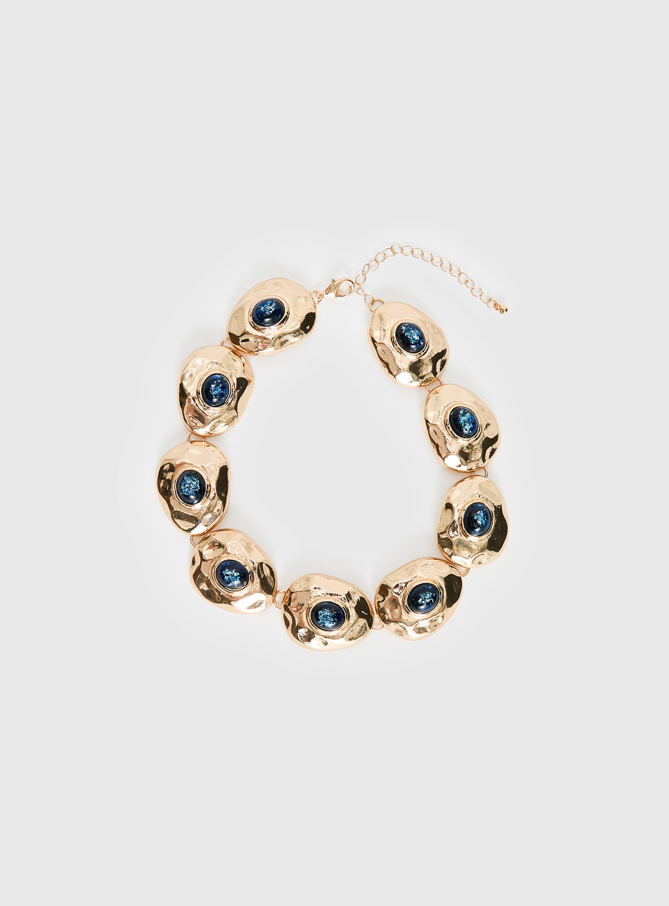 Alternative view of Donella Chunky Stone Necklace Gold
