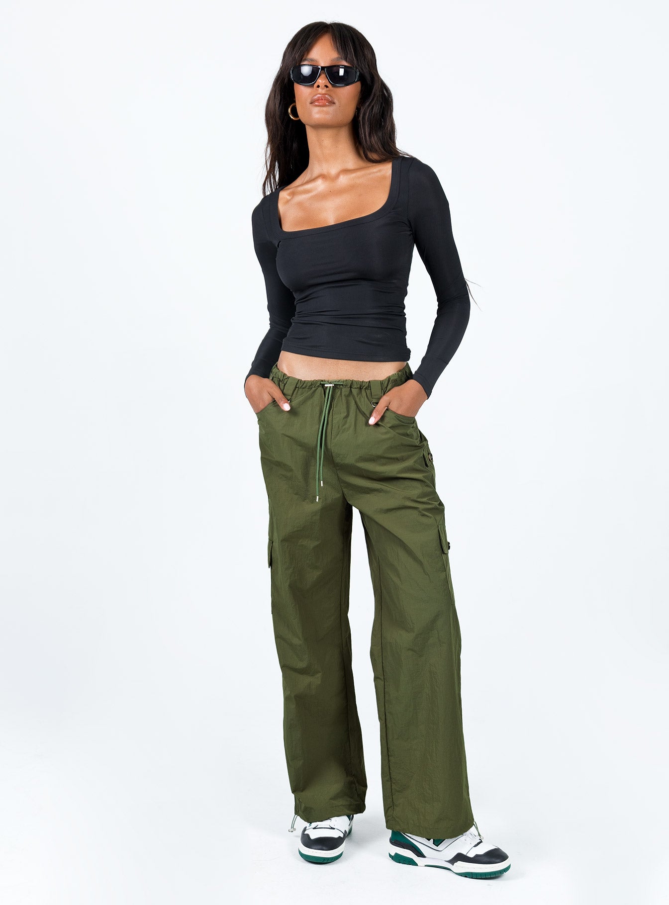 Arthie Long Sleeve Top Black Low Impact - Image 3