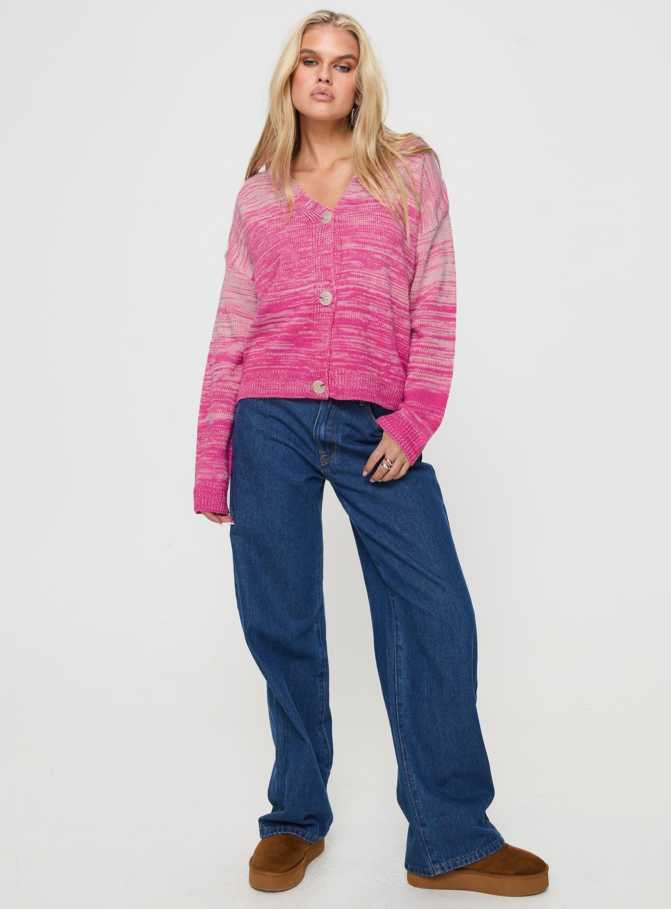 Alternative view of Emikio Cardigan Ombre Pink