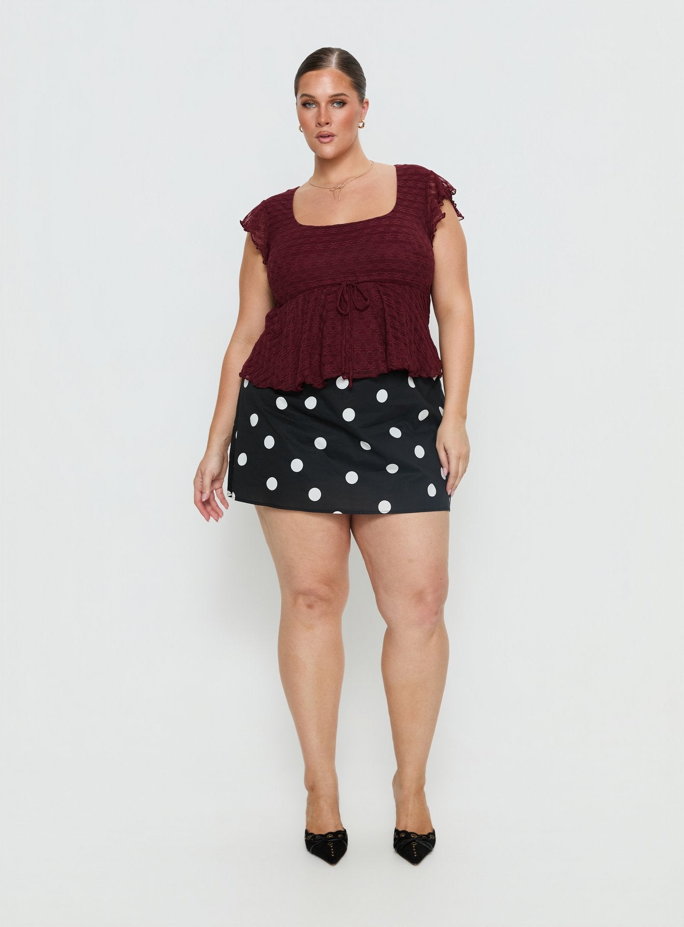 Alternative view of Auroraah Frill Top Cherry Curve