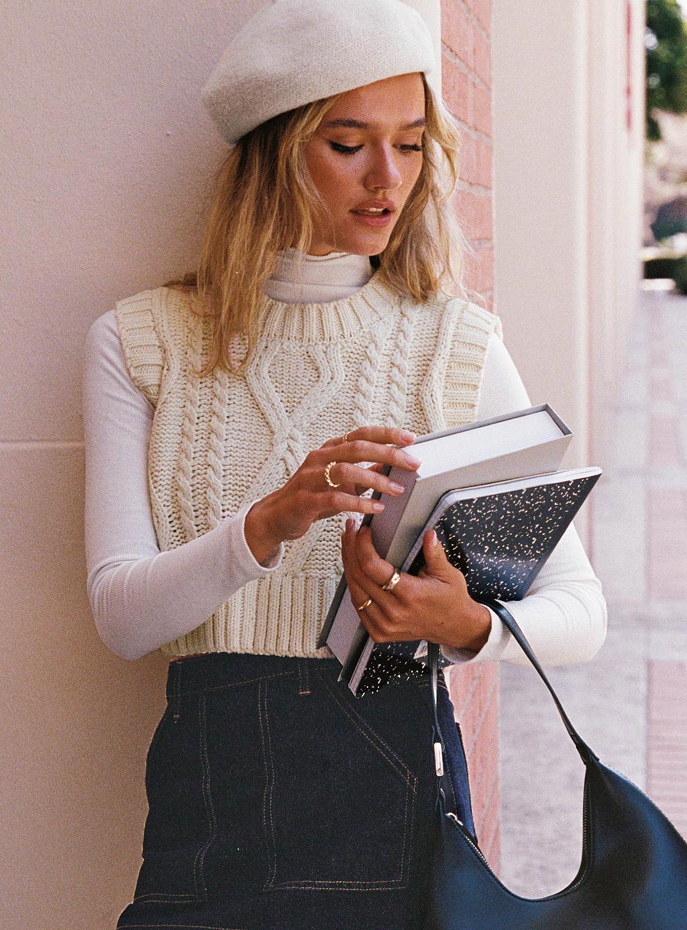 Alternative view of Carey Sweater Vest Beige