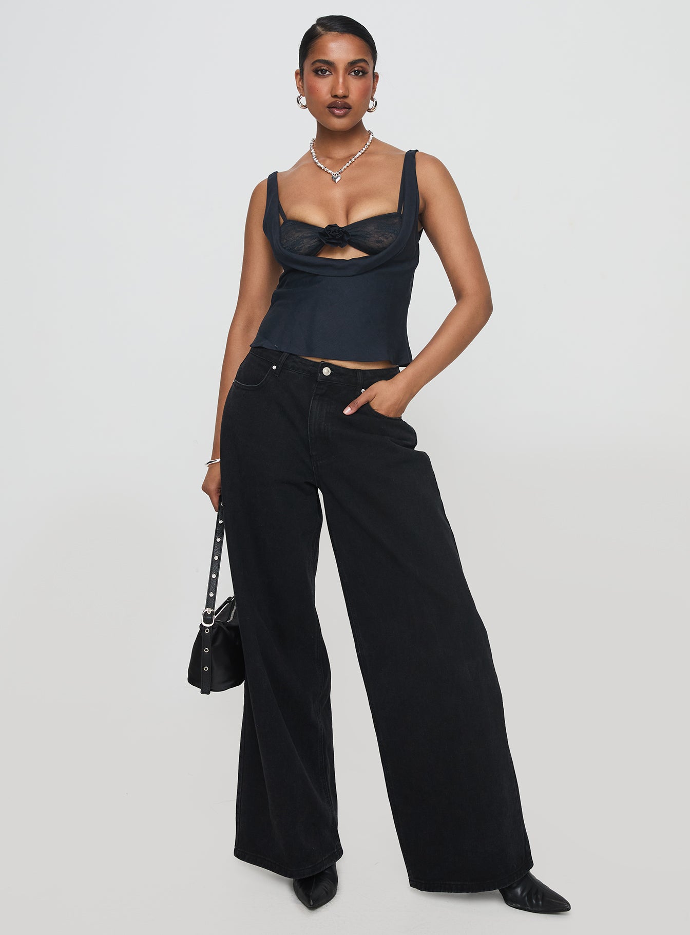 Delilah Top Navy - Image 3