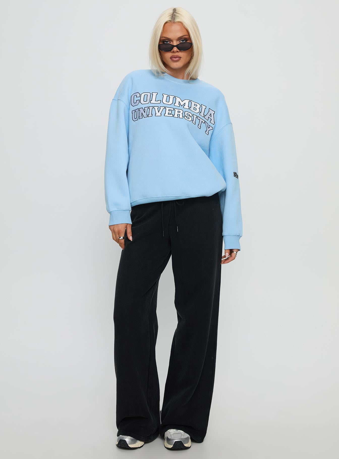 Alternative view of Columbia Offside Crewneck Sweatshirt Blue