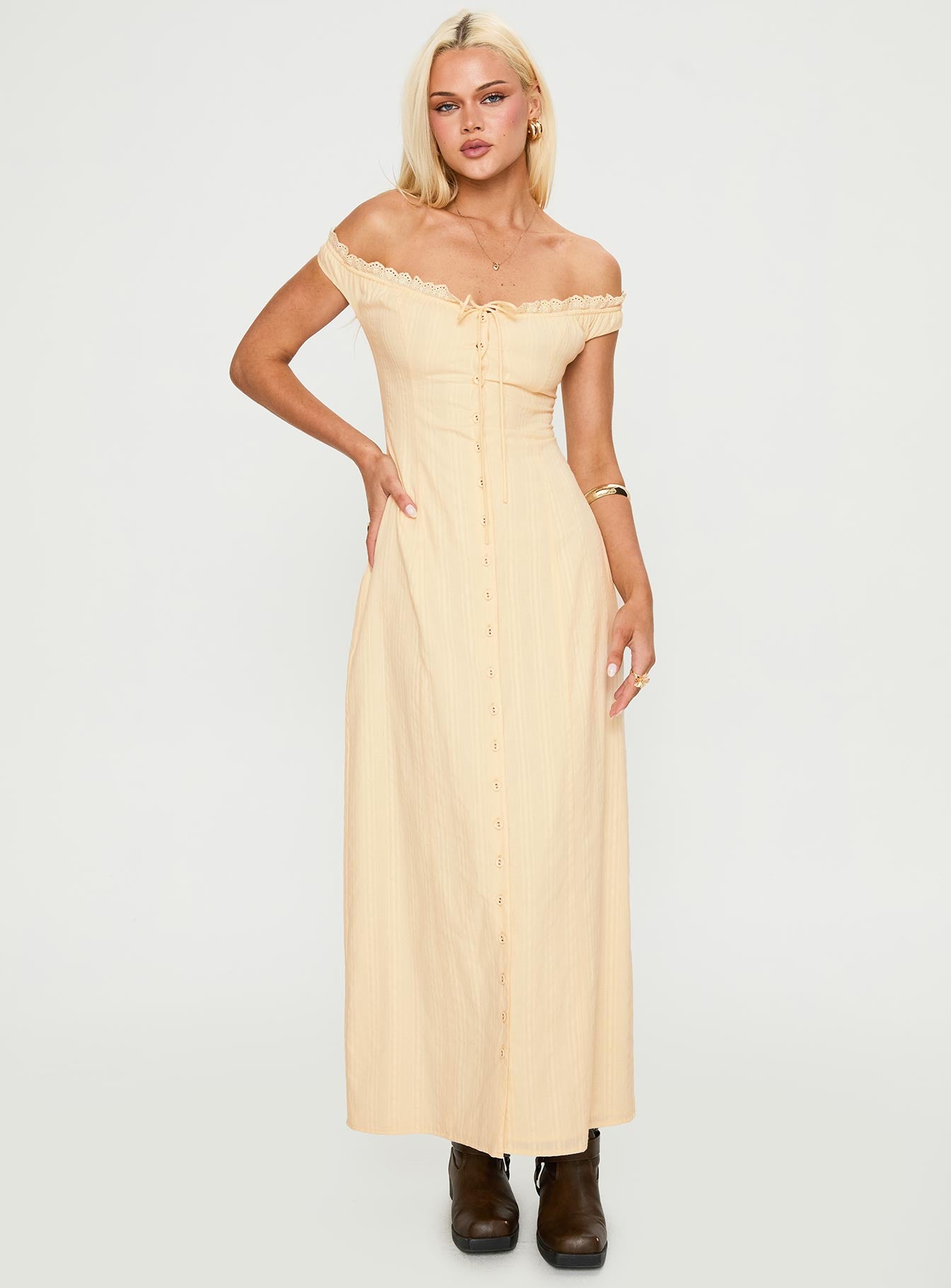 Alternative view of Bryar Maxi Dress Yellow