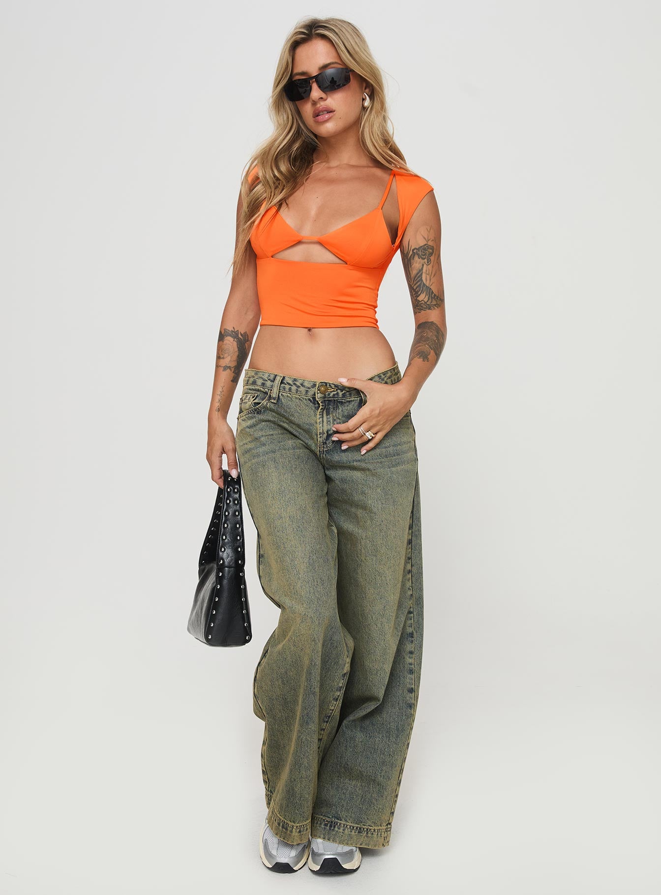 Alternative view of Bolden Top Orange