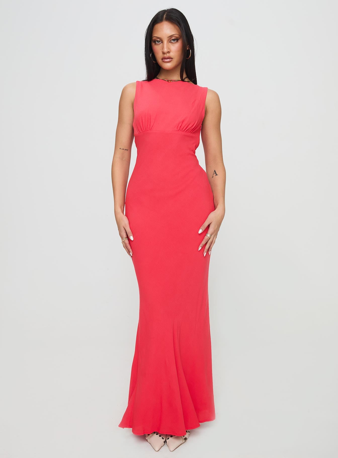 Alternative view of Bourne Maxi Dress Red