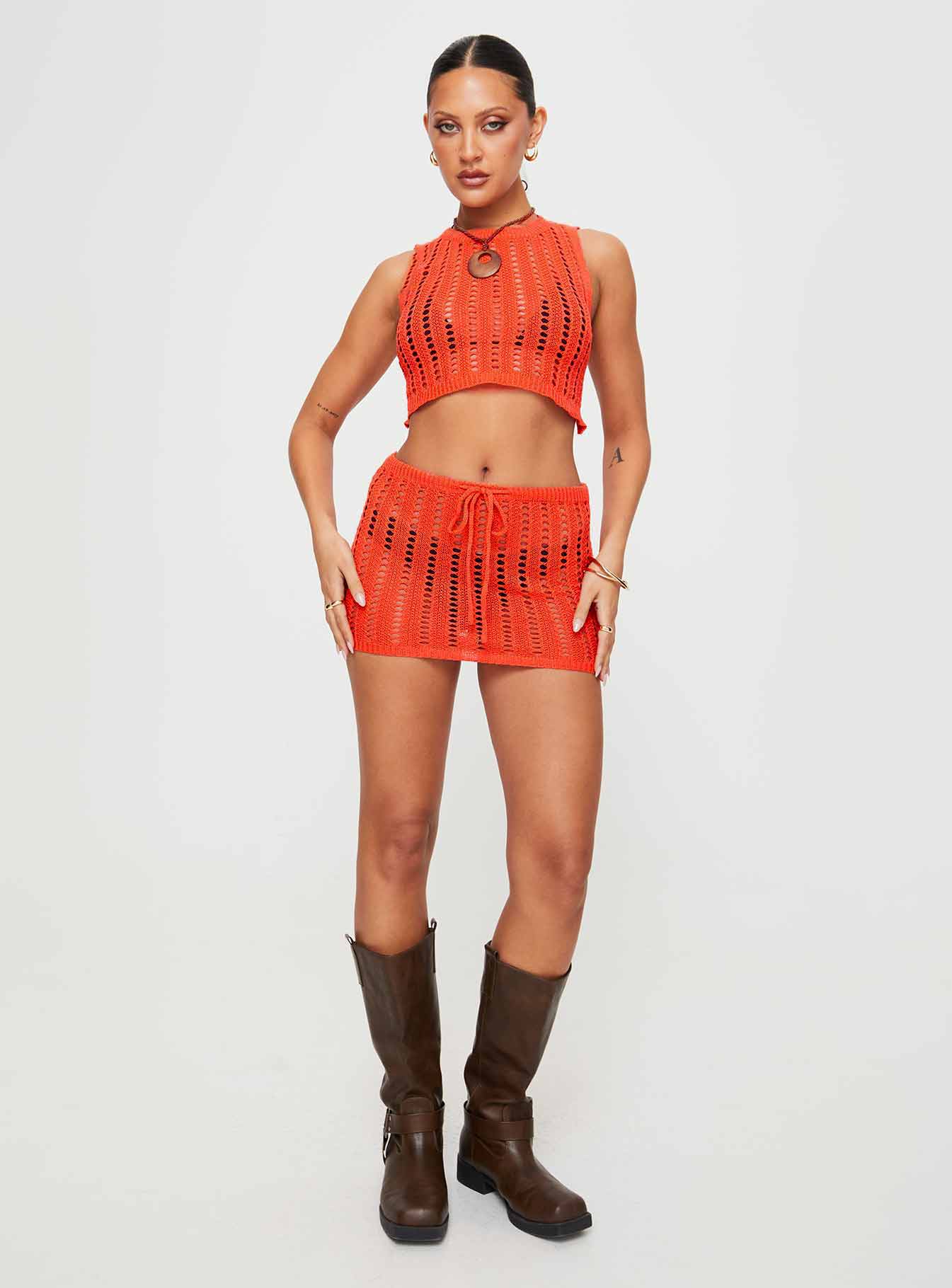 Kuranda Knit Set Orange - Image 3