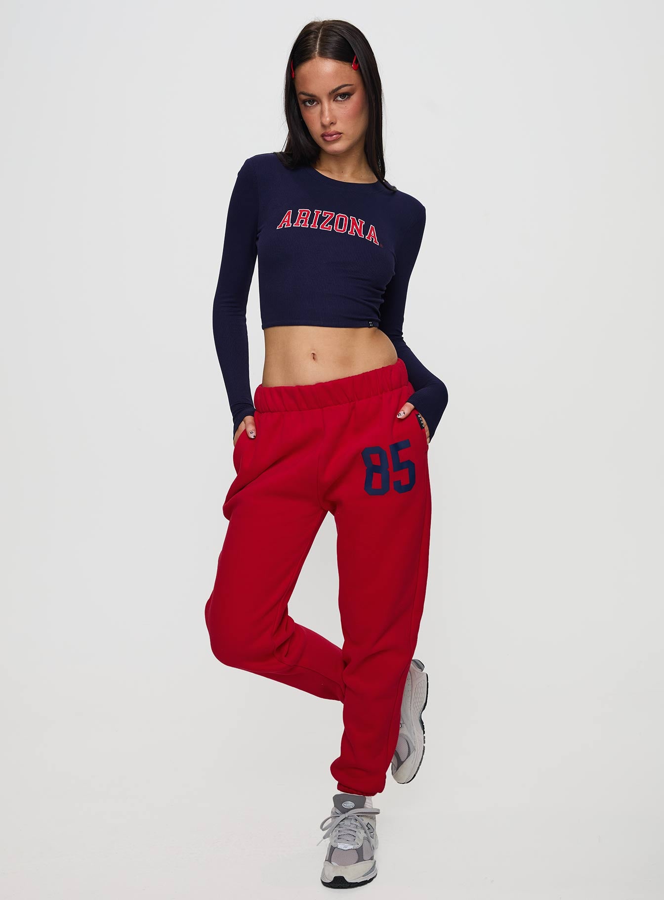 U Of A Sweatpants Red - Image 3