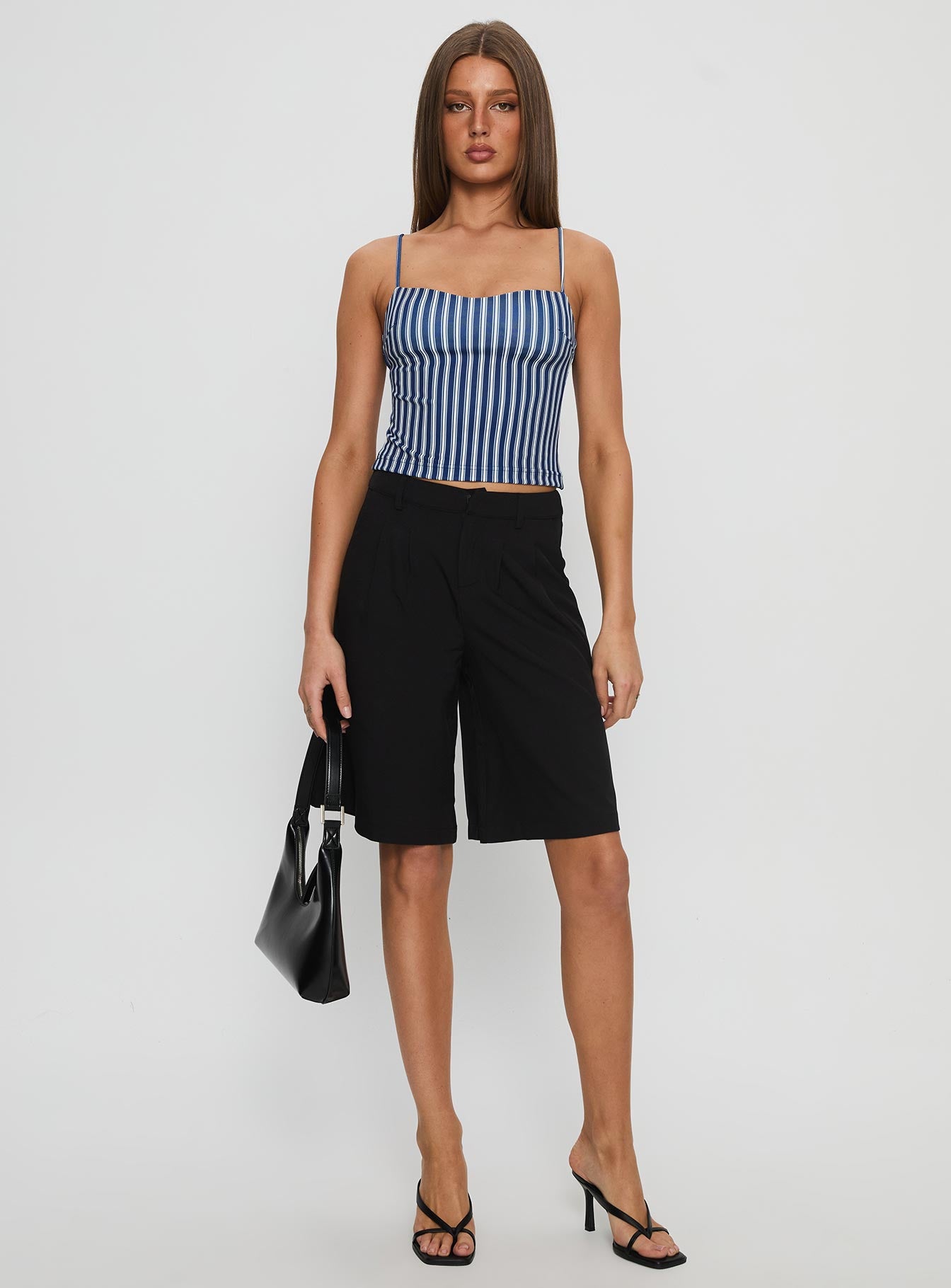 Alternative view of Evanda Top Blue Stripe