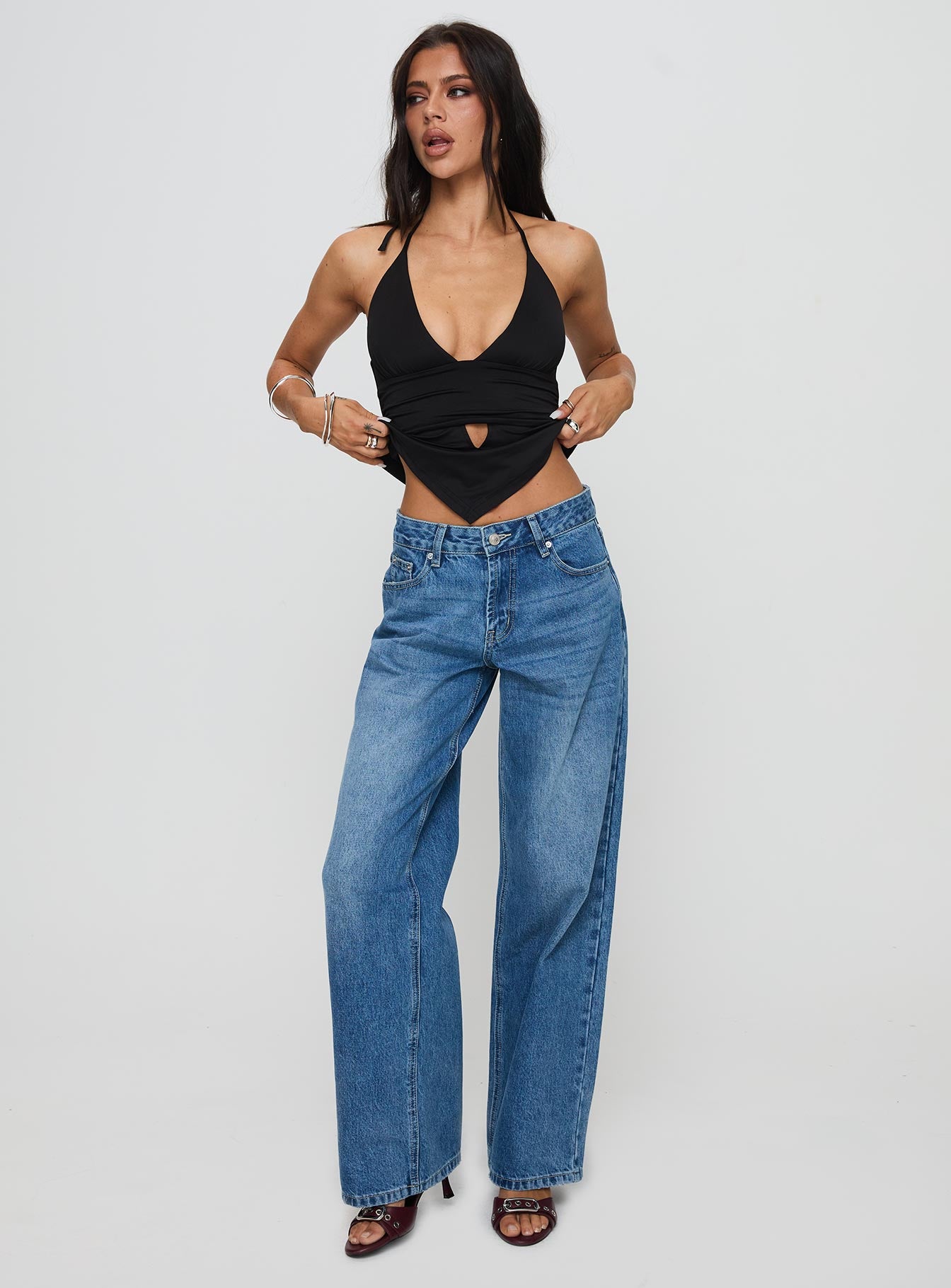 Averee Halter Top Black - Image 3