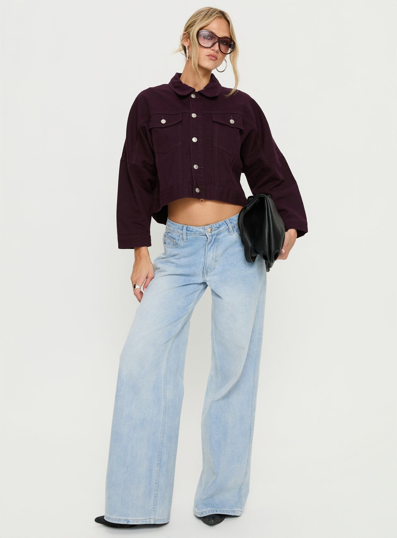 Alternative view of Hughes Denim Jacket Currant