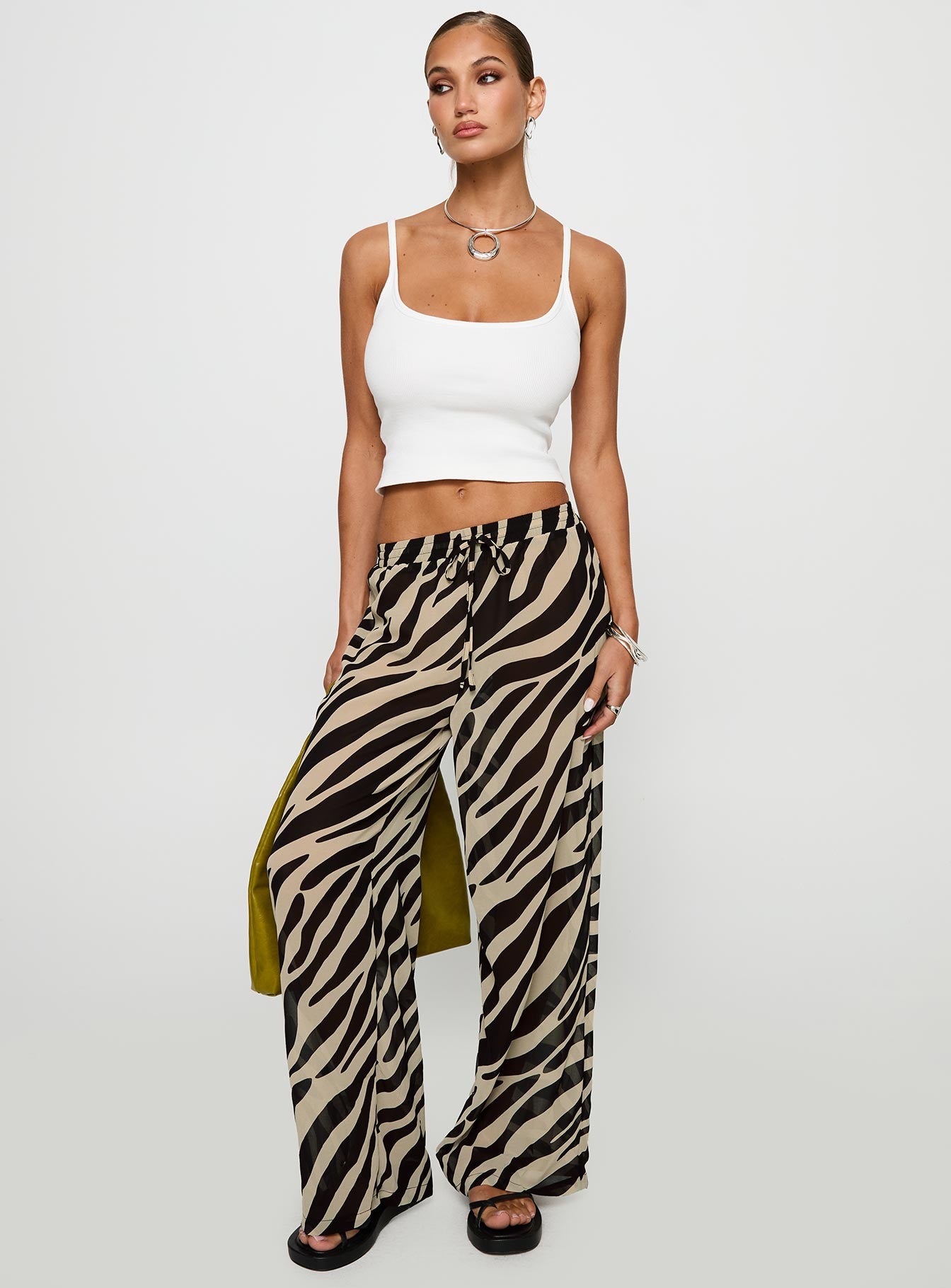 Alternative view of Fyre Wide Leg Pant Zebra