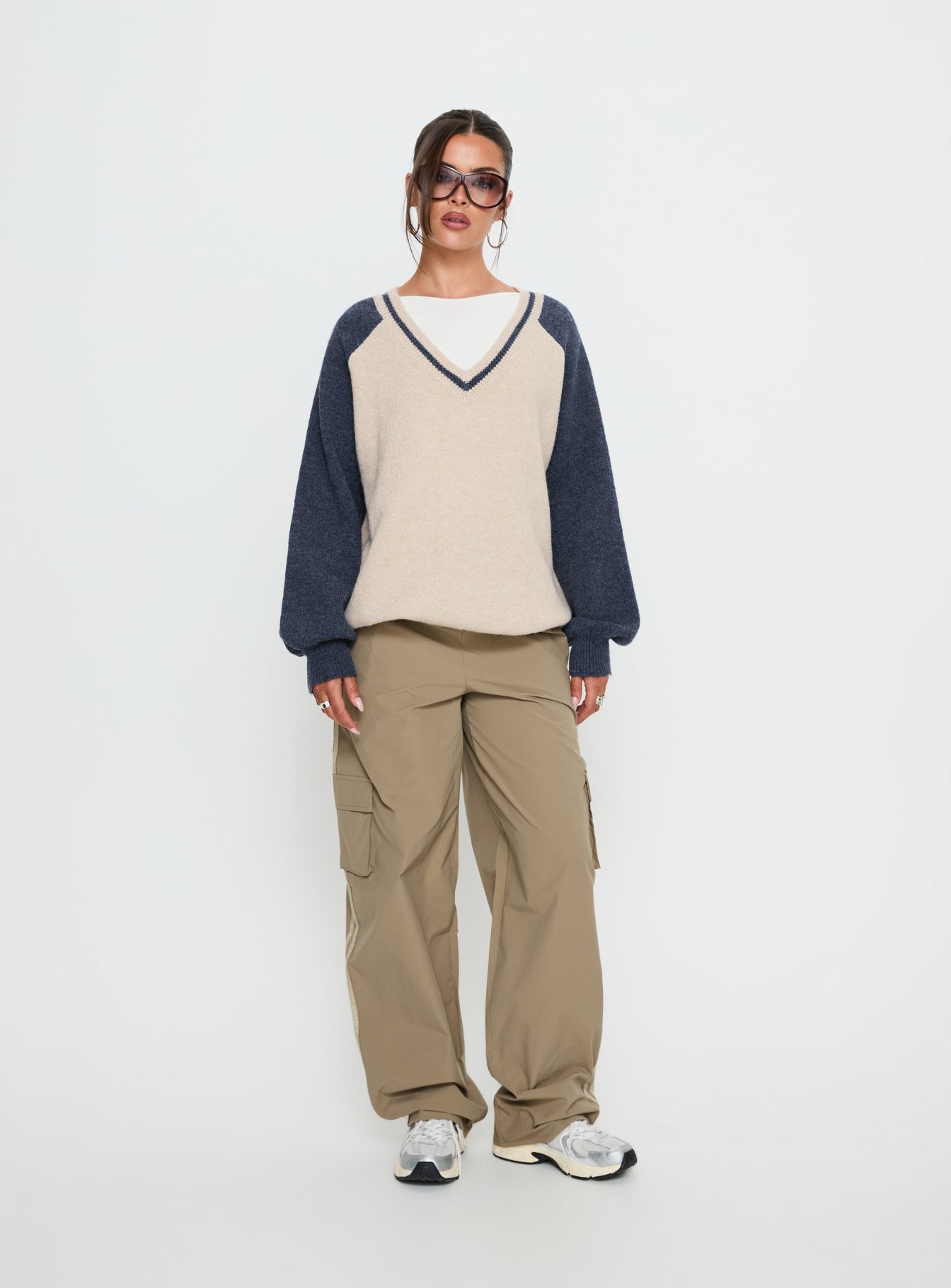 Alternative view of Ellyn Baggy Cargo Pants Khaki