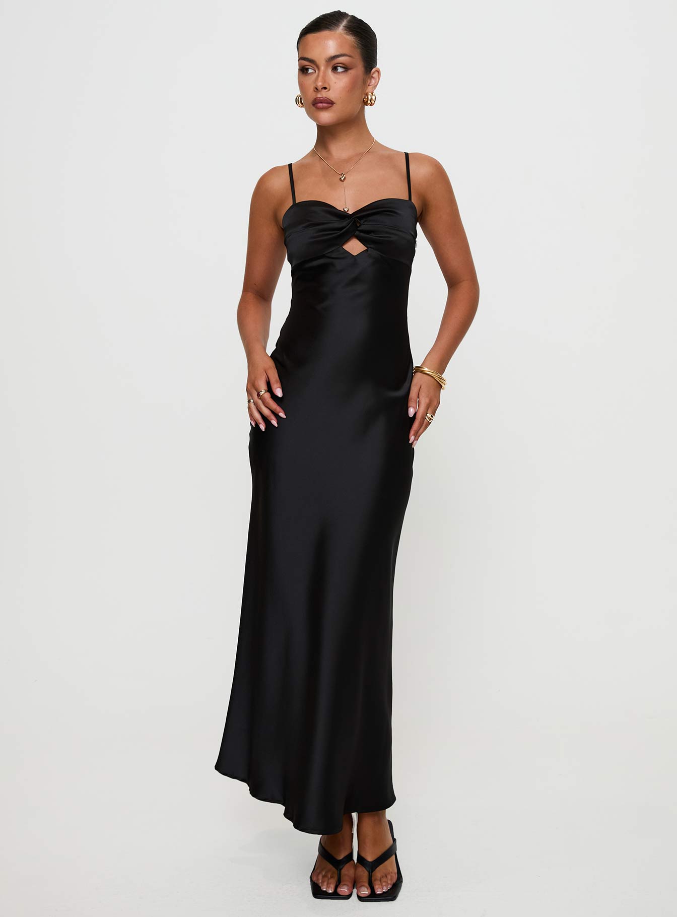 Blackthorn Maxi Dress Black - Image 3