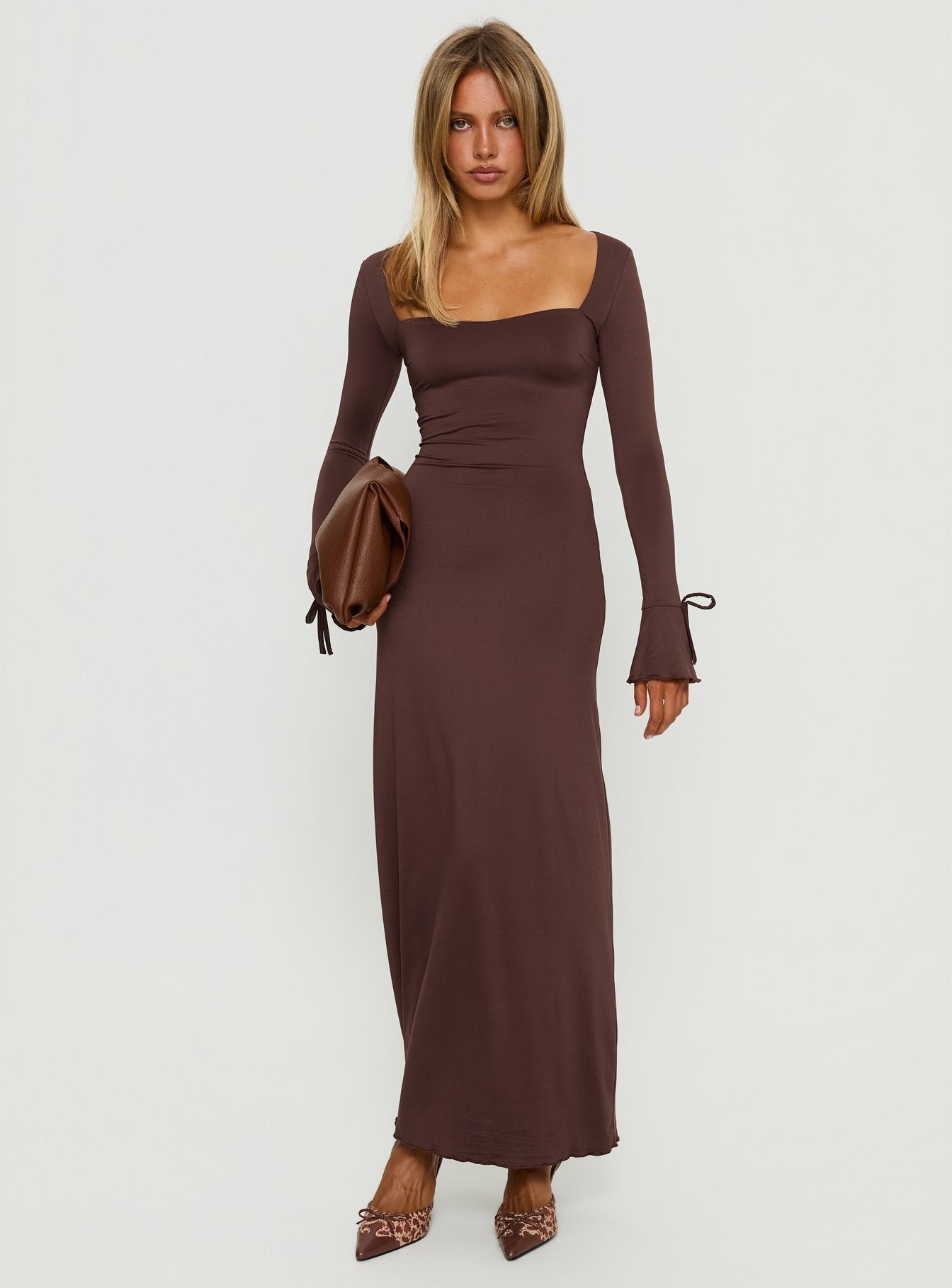 Alternative view of Dalzine Maxi Dress Chocolate