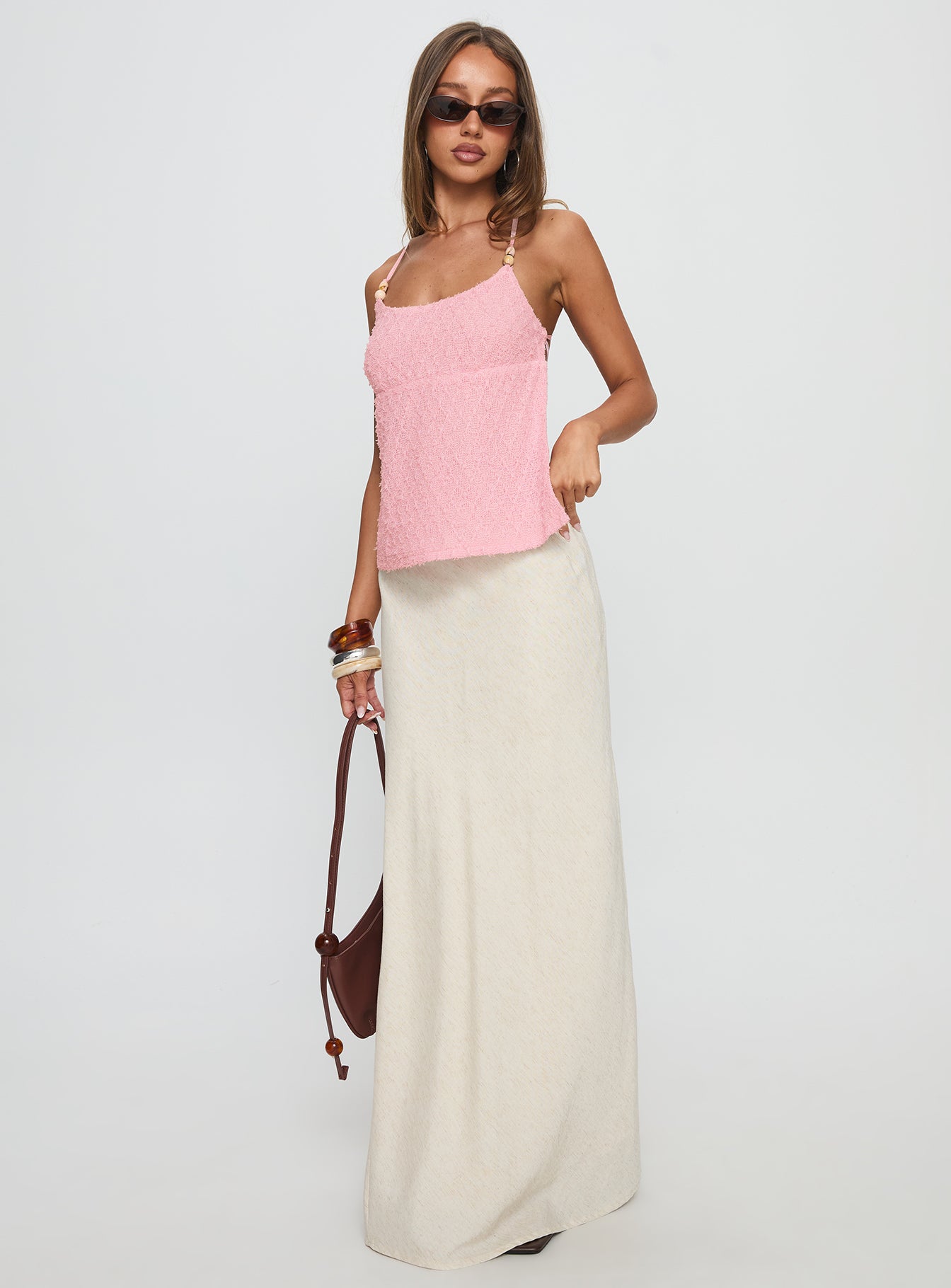 Alternative view of Aleris Backless Top Pink