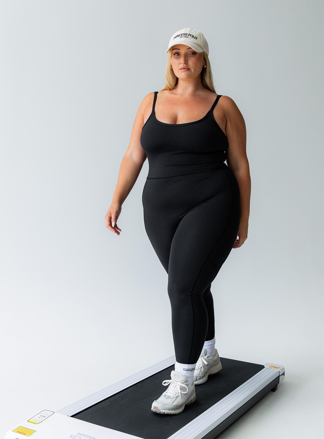 Alternative view of Go Getter Activewear Jumpsuit Black Curve