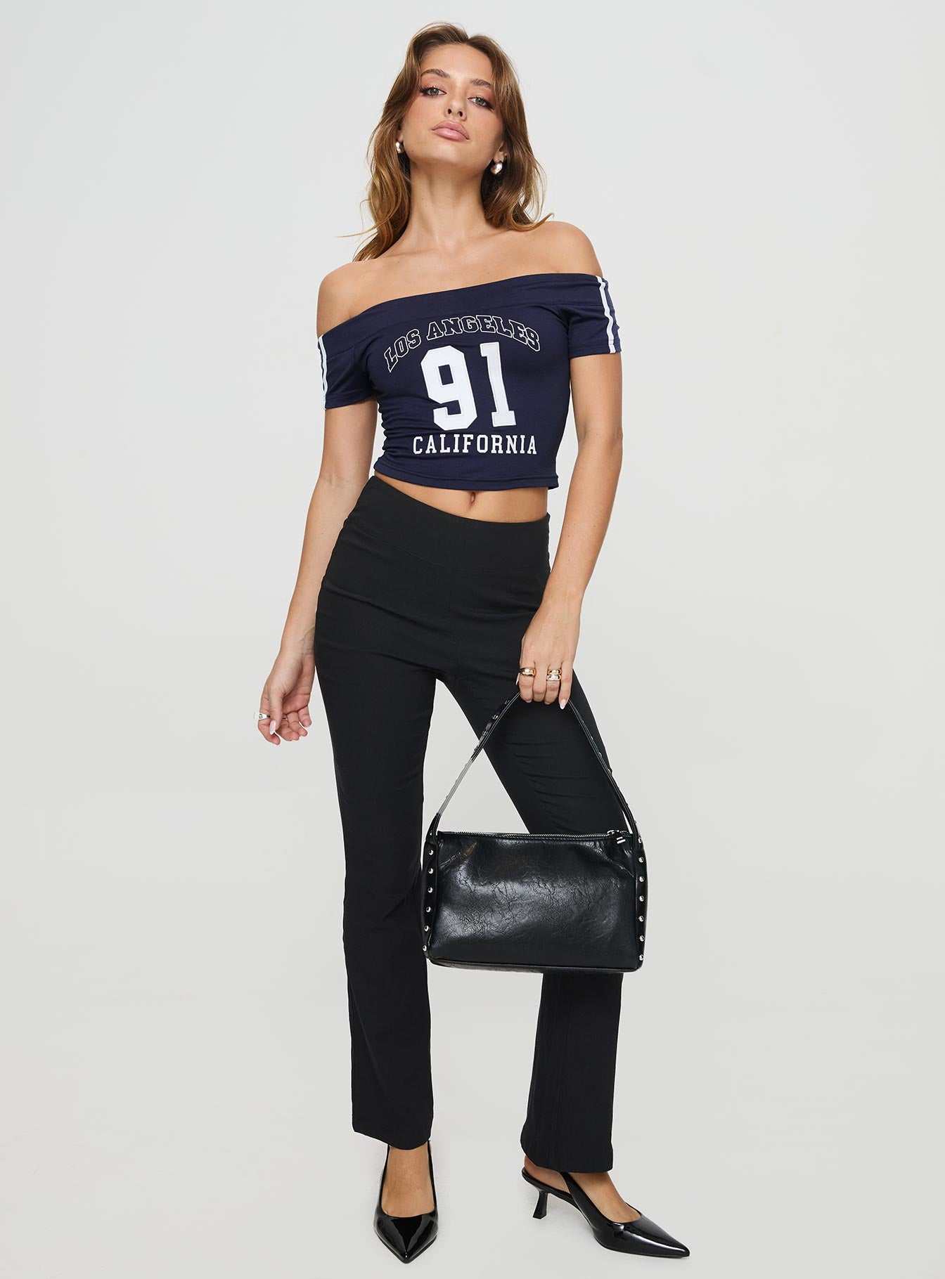 Alternative view of Everyday Flared Pants Black