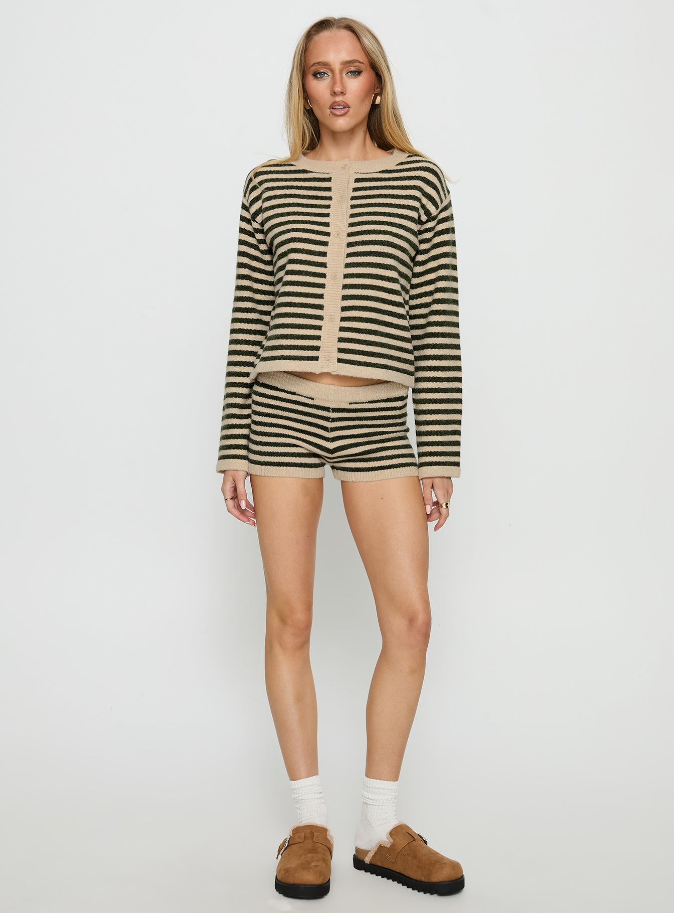 Kollens Knit Micro Short Beige Multi - Image 3