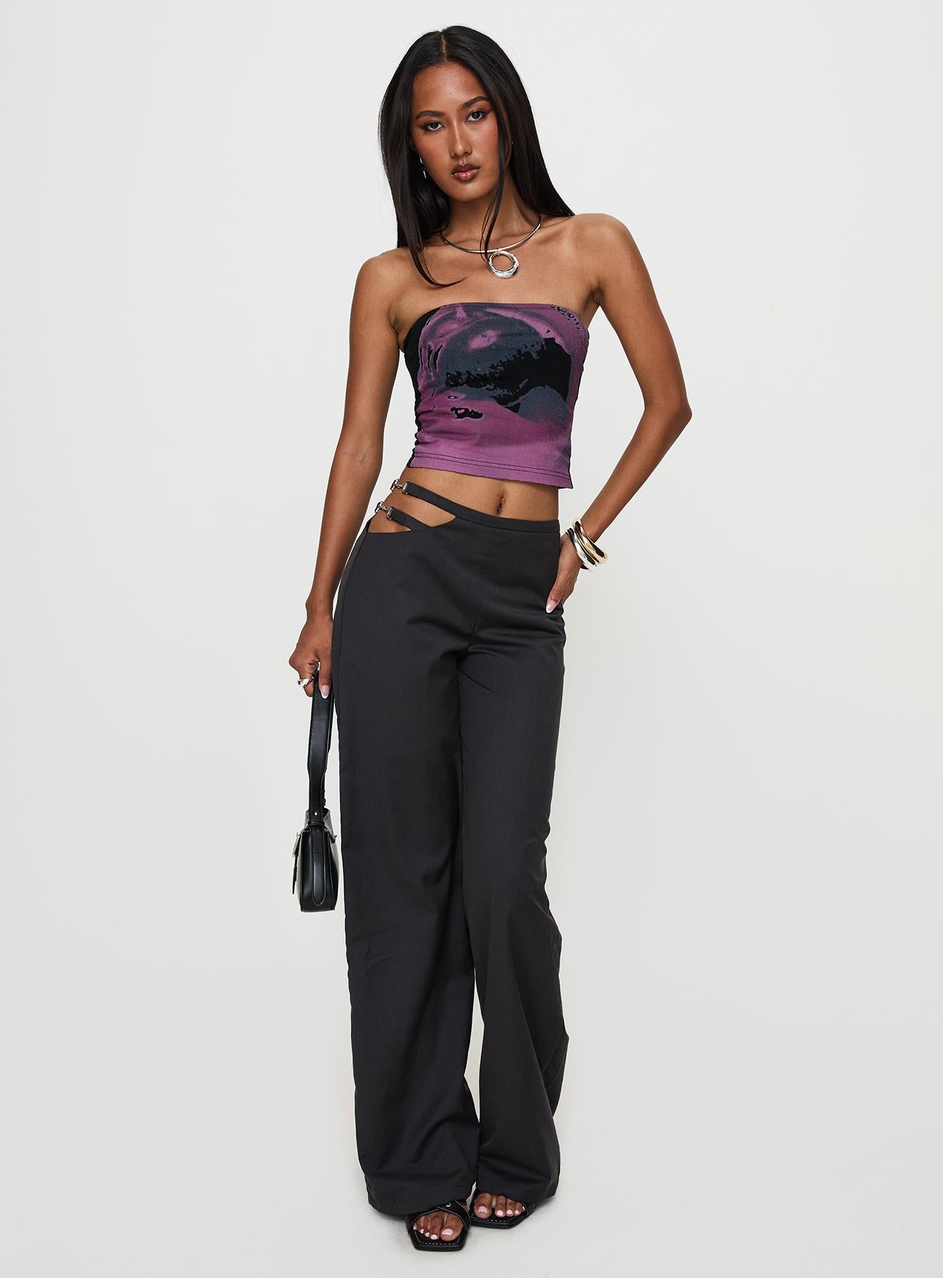 Alternative view of Cherry Lips Tube Top Multi