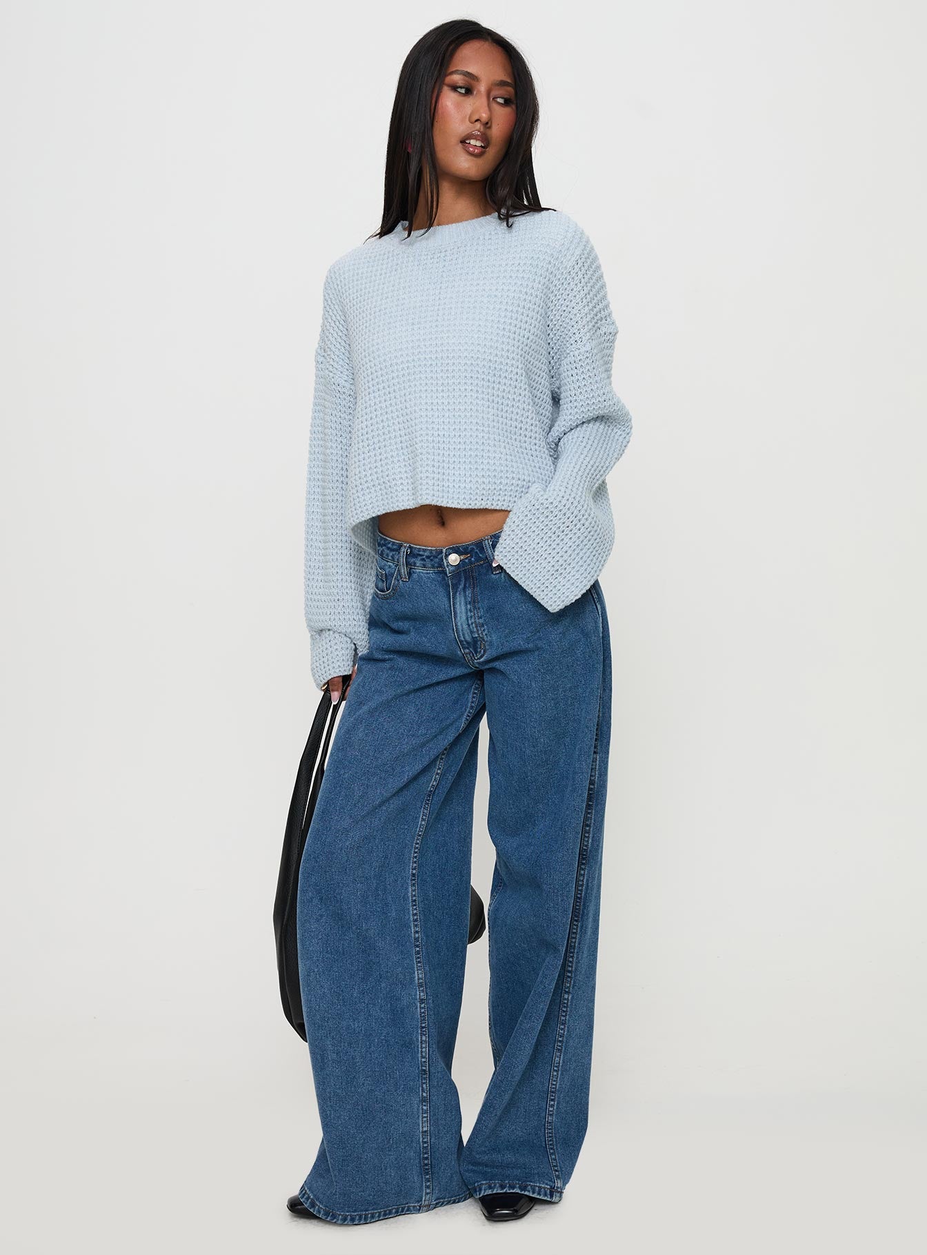 Alternative view of Elinda Knit Sweater Blue