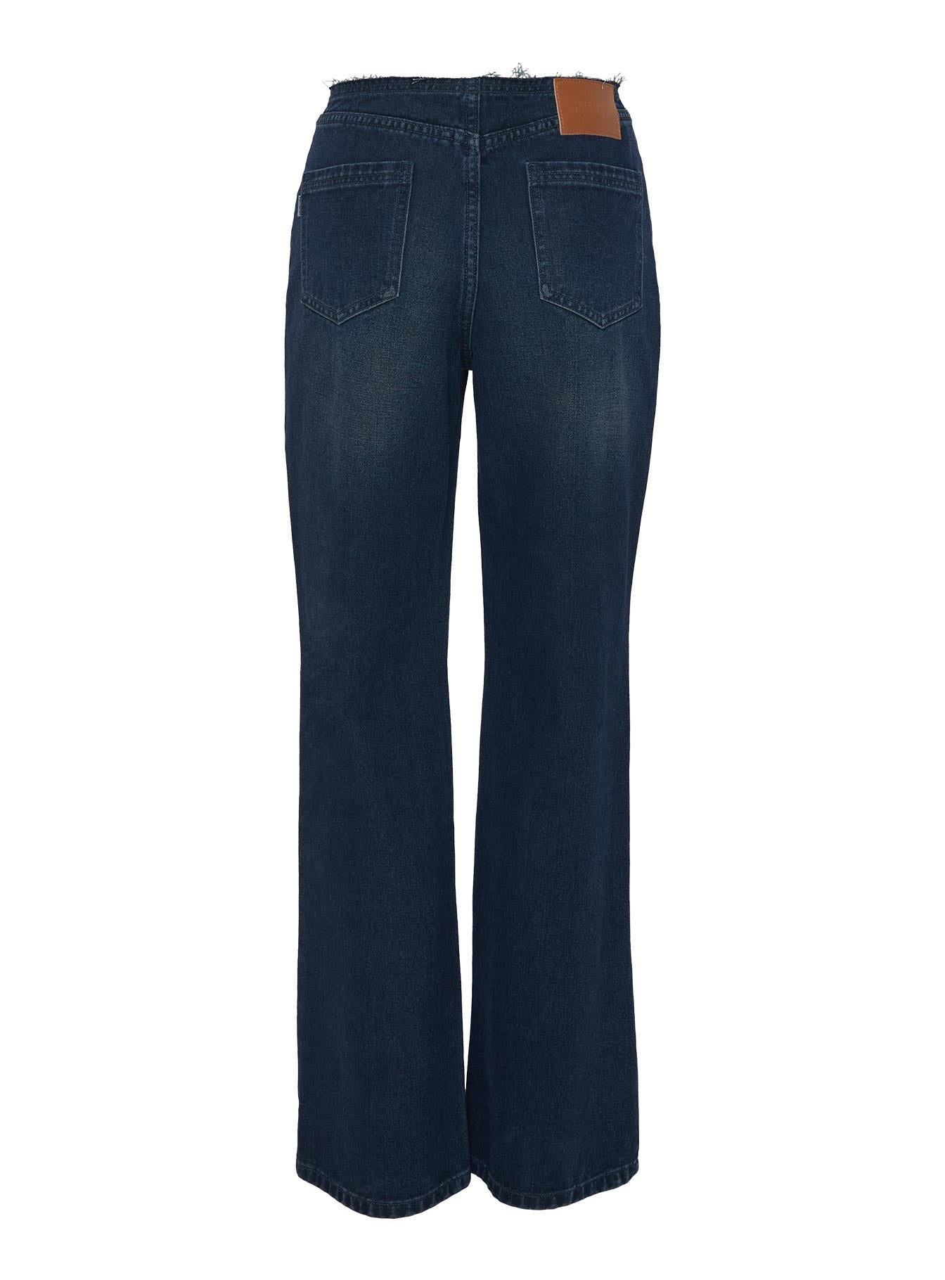 California King Mid Rise Straight Leg Jeans Dark Blue - Image 6