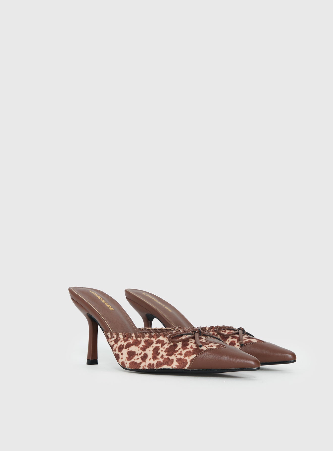Alternative view of Boardroom Pointed Toe Heels Caramel Cow