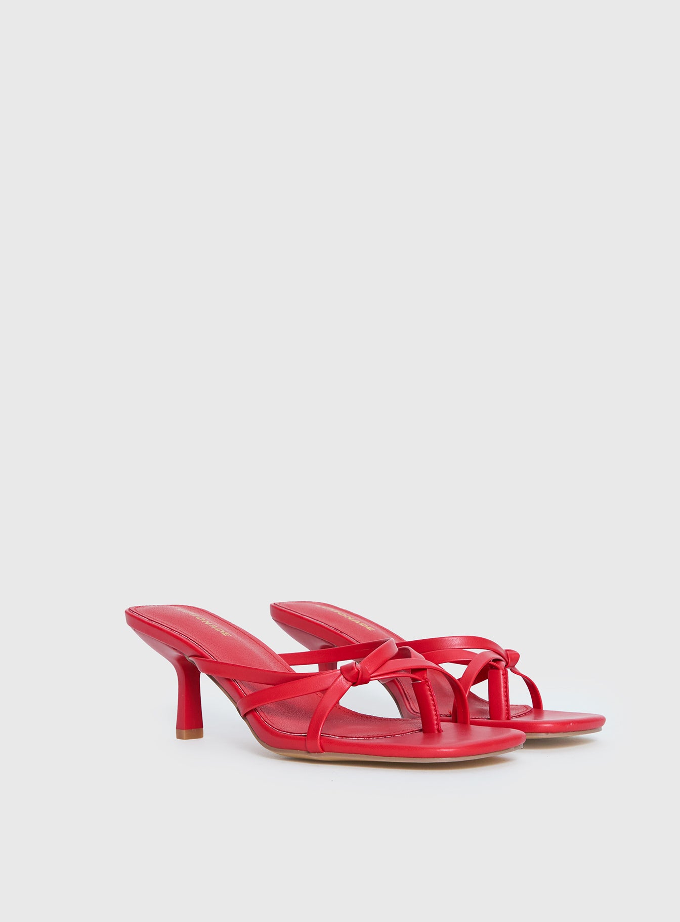 Alternative view of Goalie Heels Red