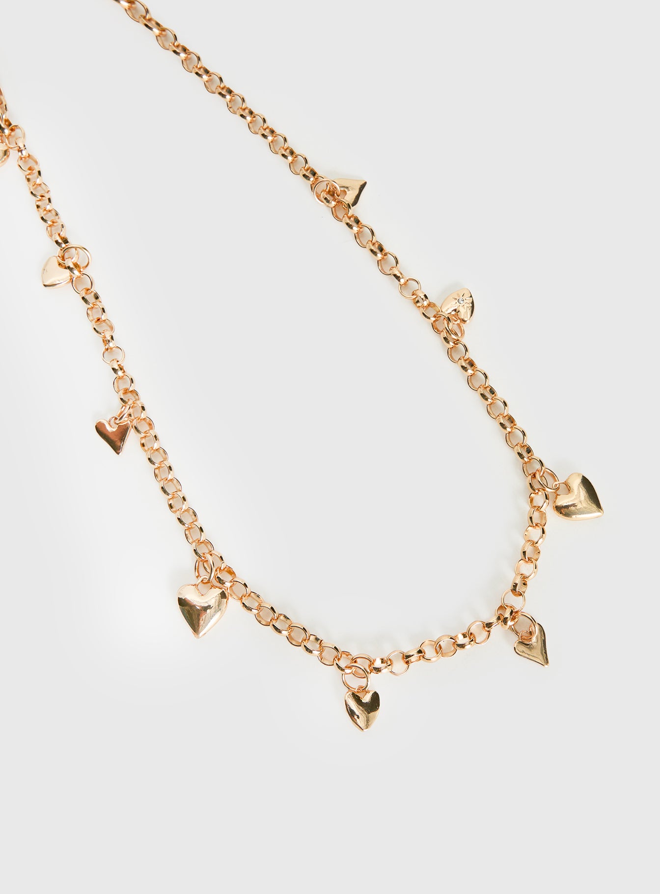 Forever Loved Heart Chain Belt Gold - Image 3