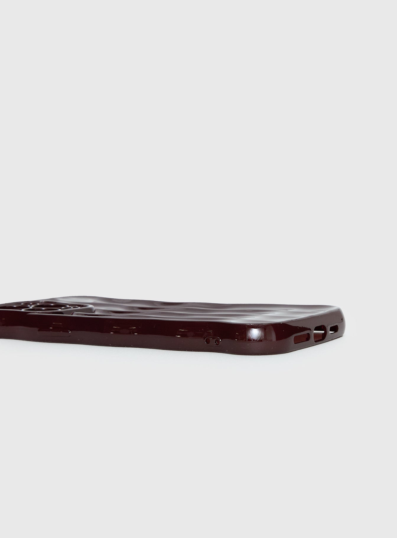 Alternative view of Keep Talking Iphone Case Burgundy
