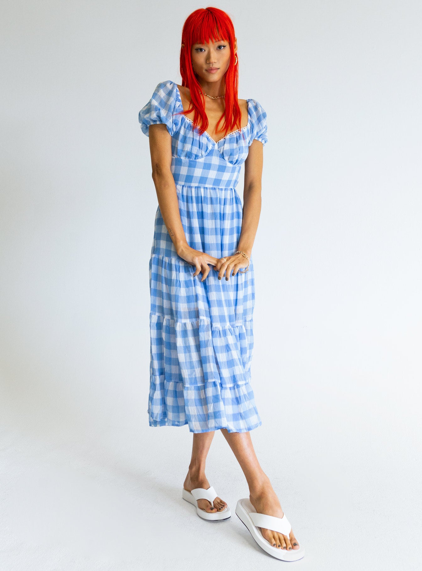 Alternative view of Danny Midi Dress Blue
