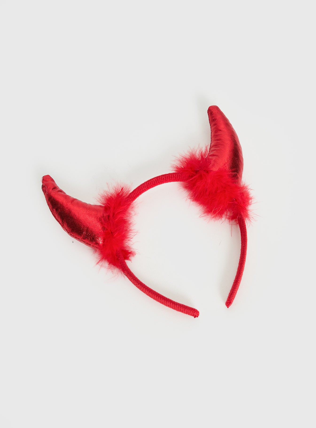Alternative view of Dark Spell Devil Ear Headband Red