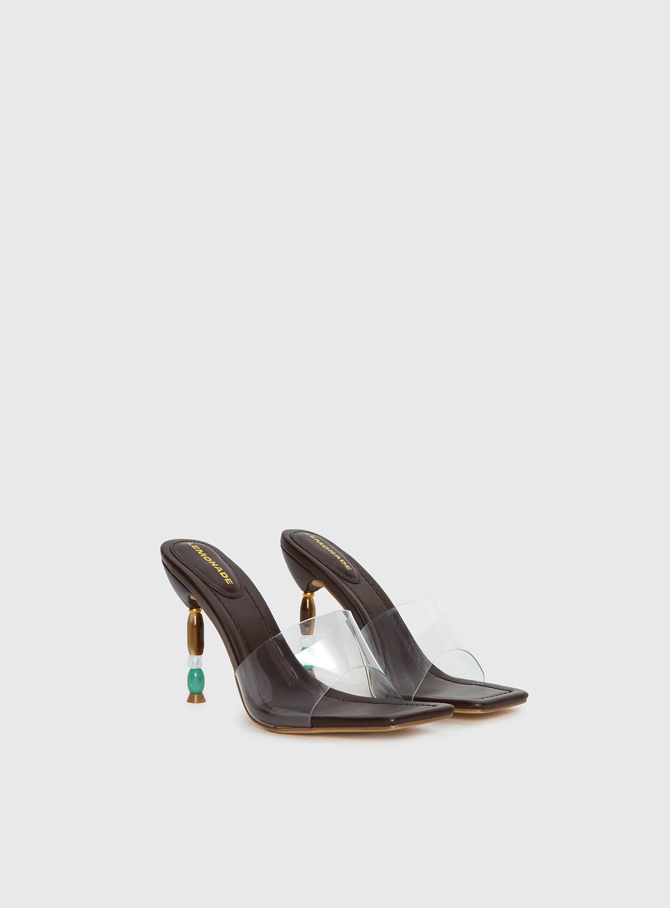 Alternative view of Garnet Beaded Heels Multi