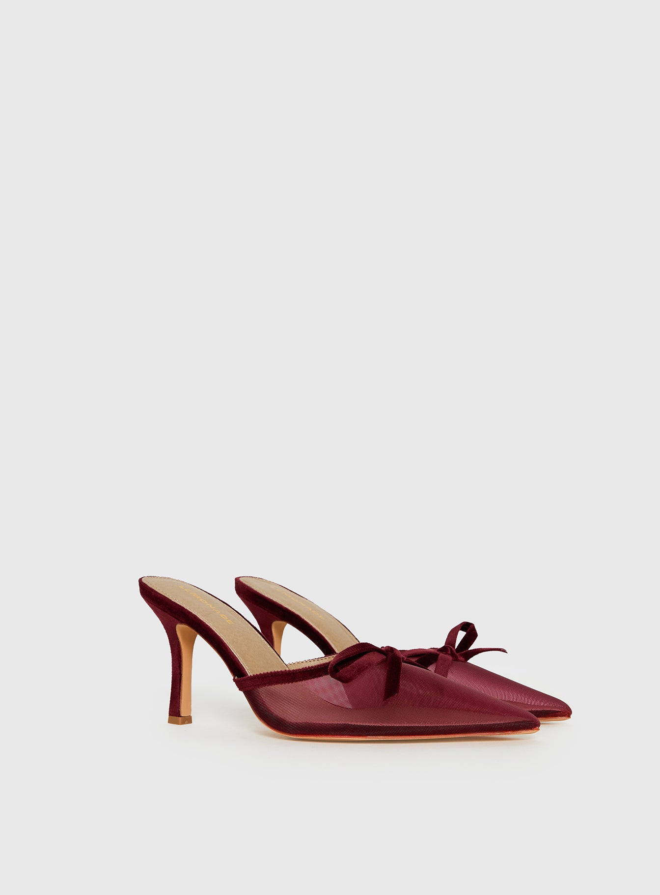 Alternative view of Lavon Pointed Toe Heels Red