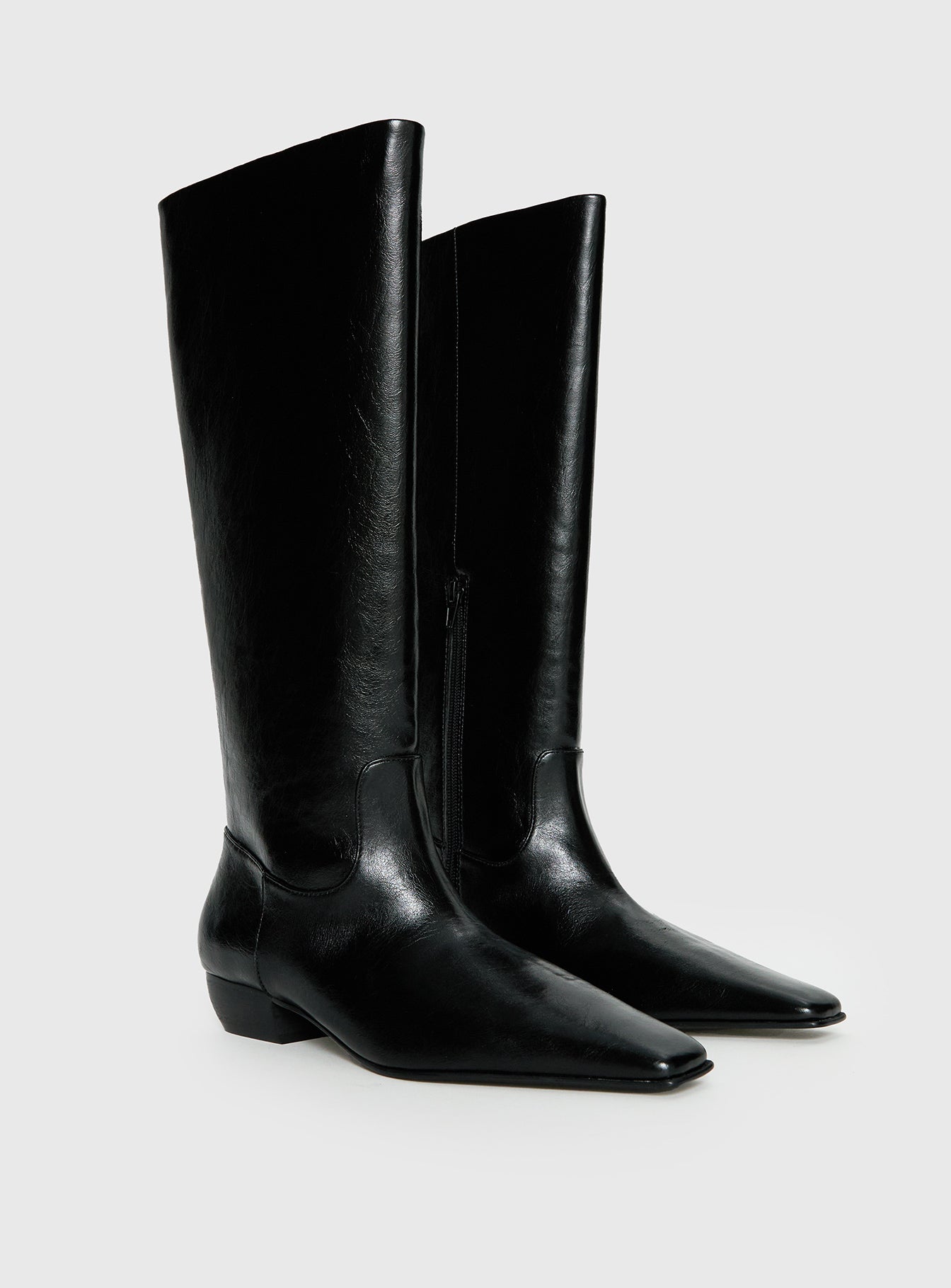 Alternative view of Dance For You Knee High Boots Black