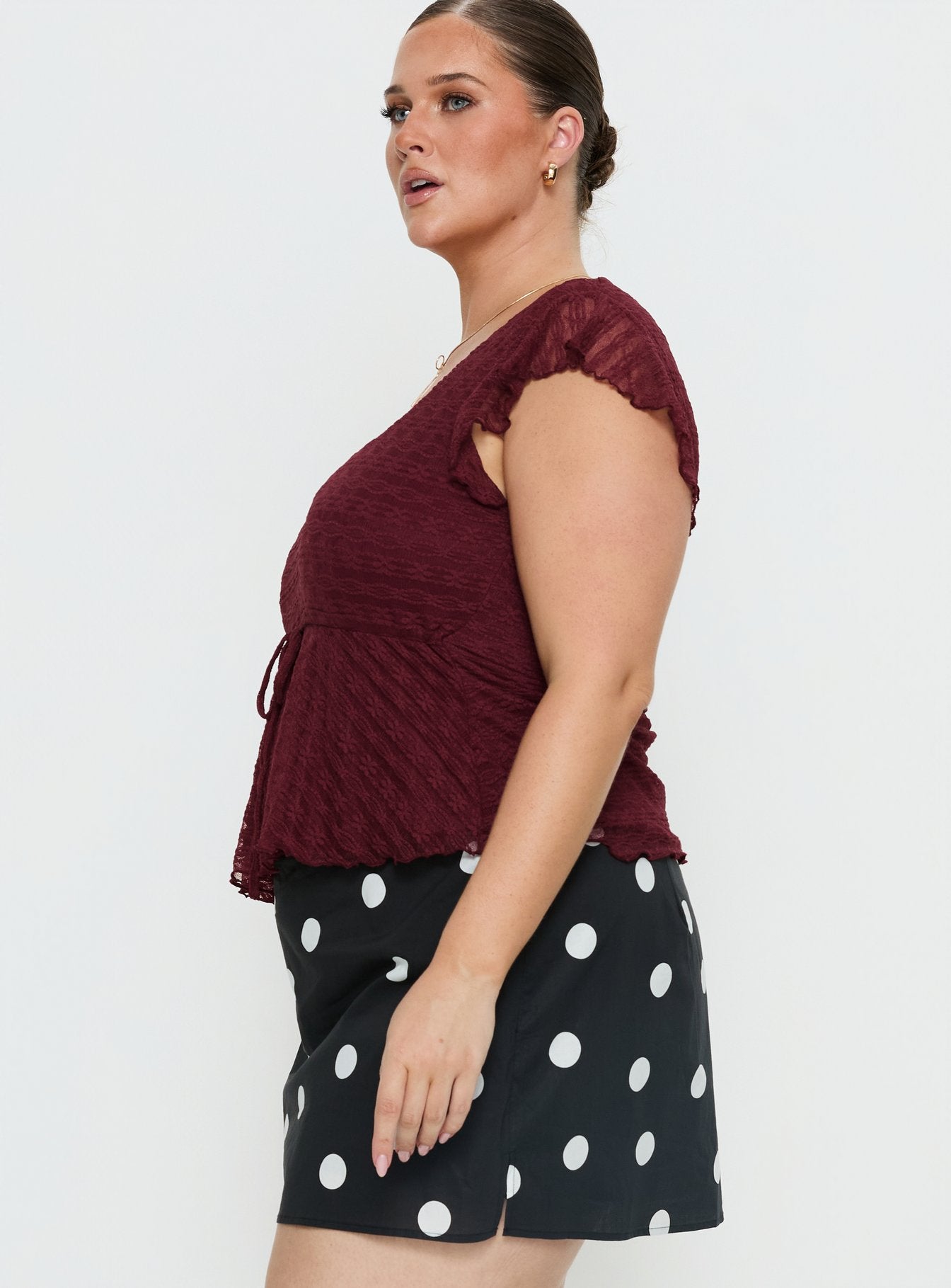 Auroraah Frill Top Cherry Curve - Image 3