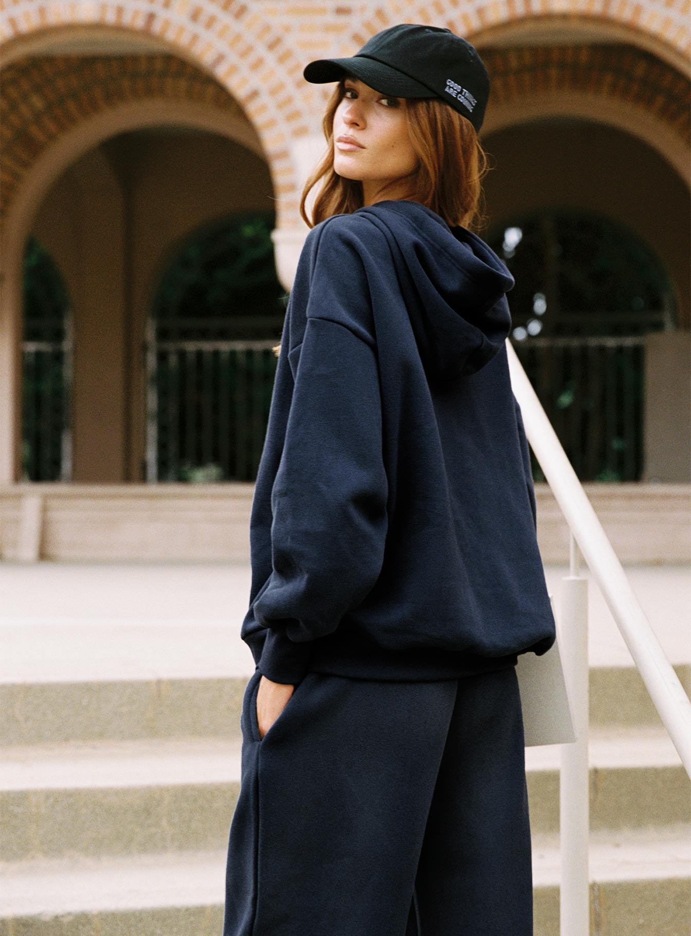 Dream Fleece Classic Hoodie Navy - Image 3