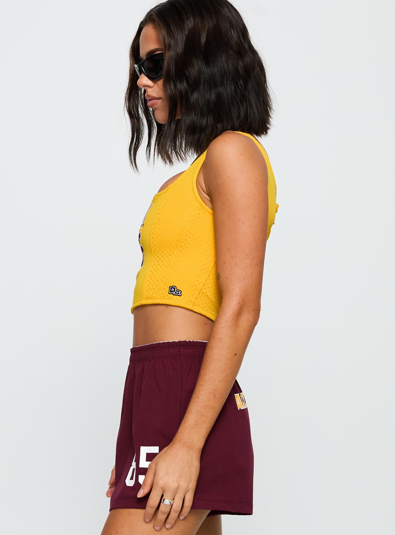 Asu Soffee Shorts Maroon - Image 4
