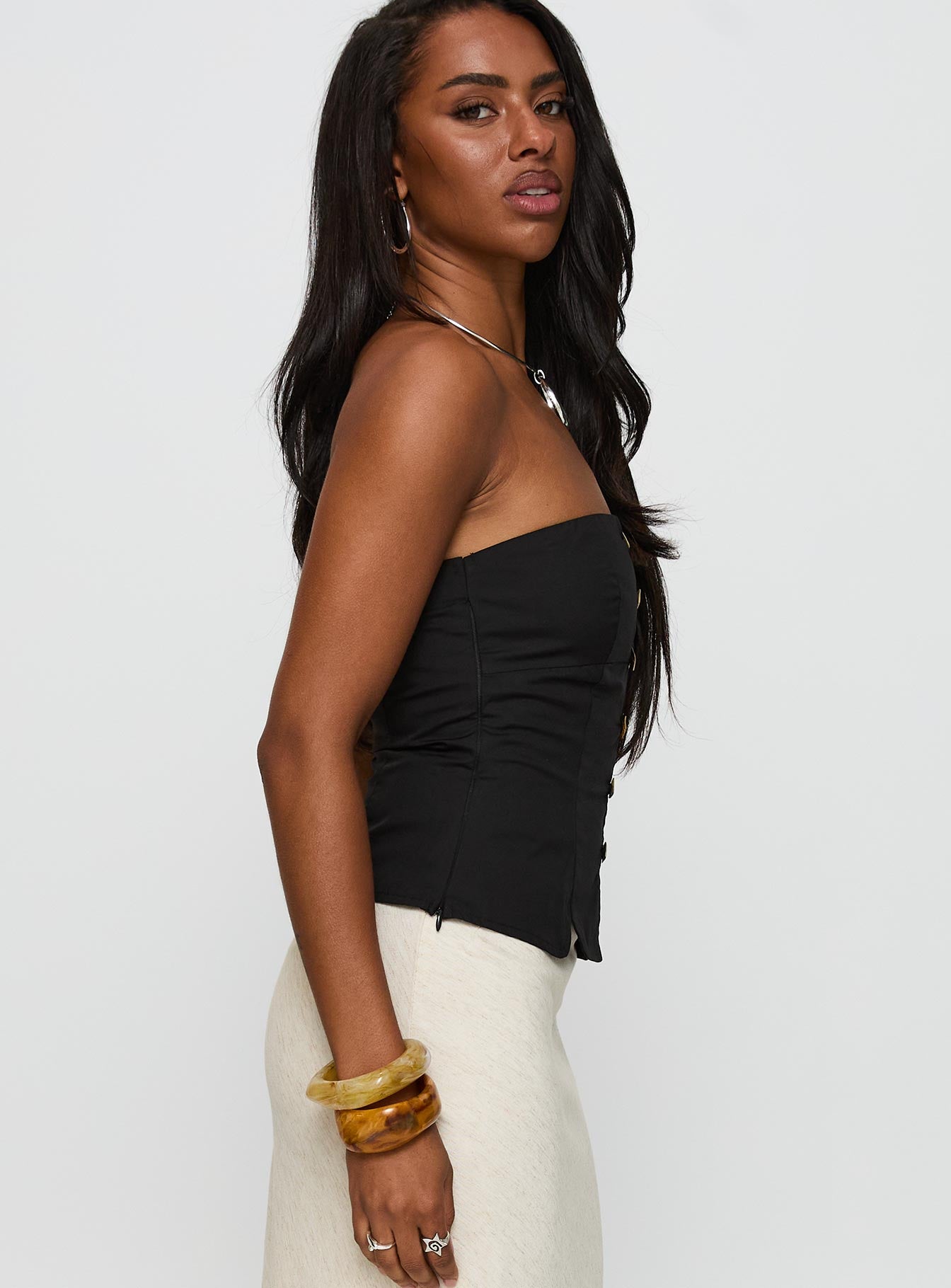 Analeia Strapless Top Black - Image 4