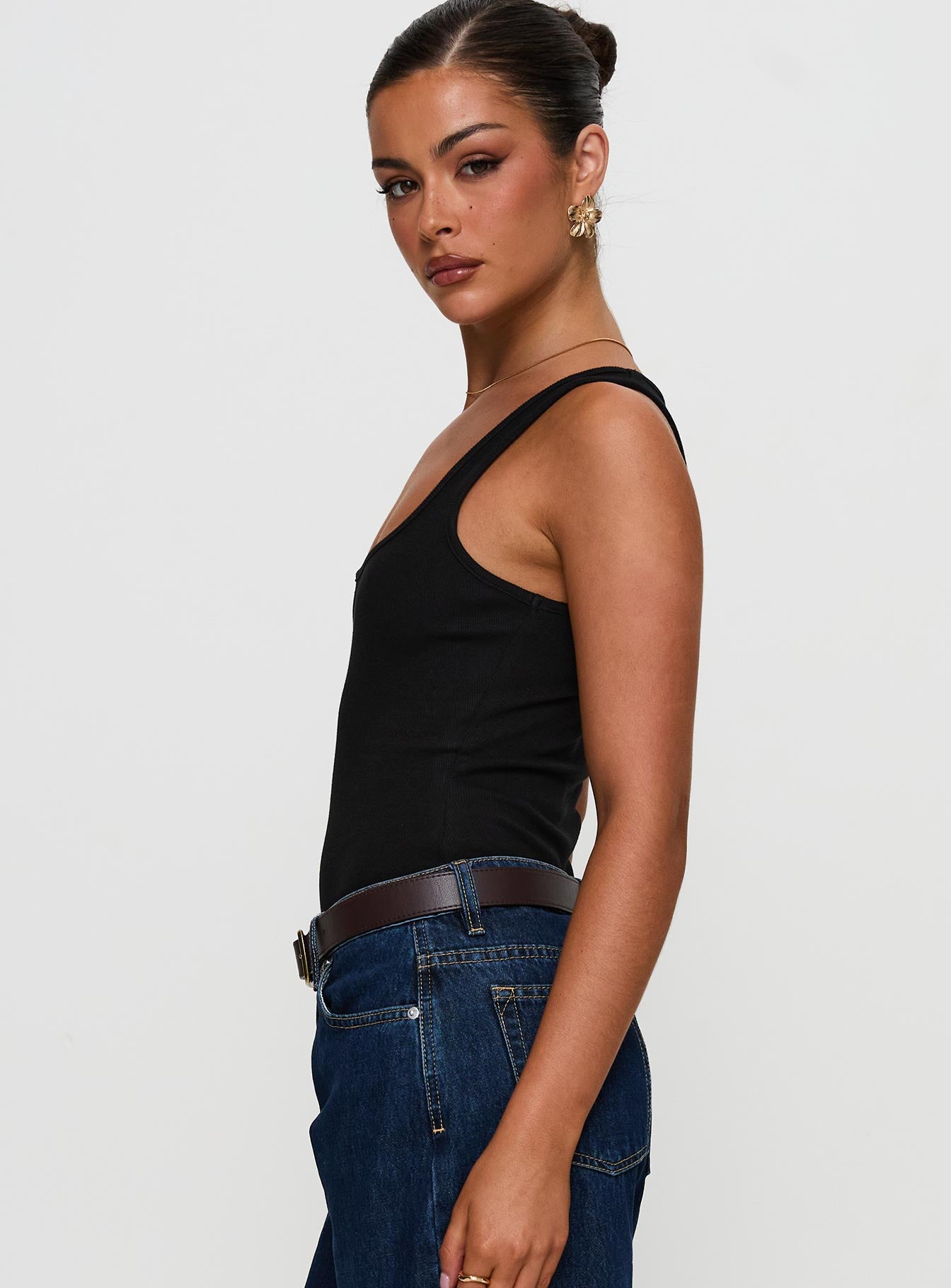 Baseline Rib Bodysuit Black - Image 4