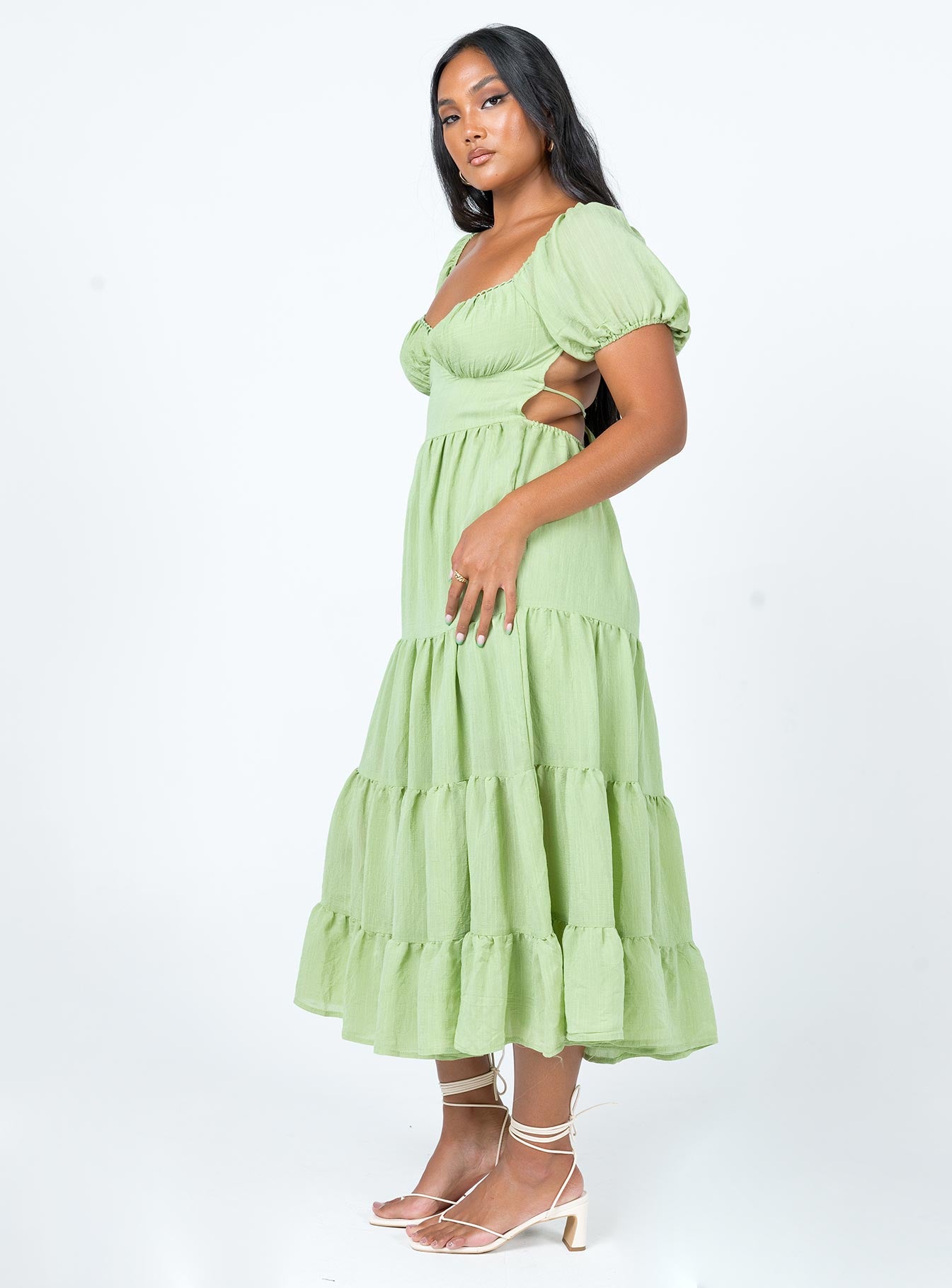Danny Midi Dress Green - Image 4