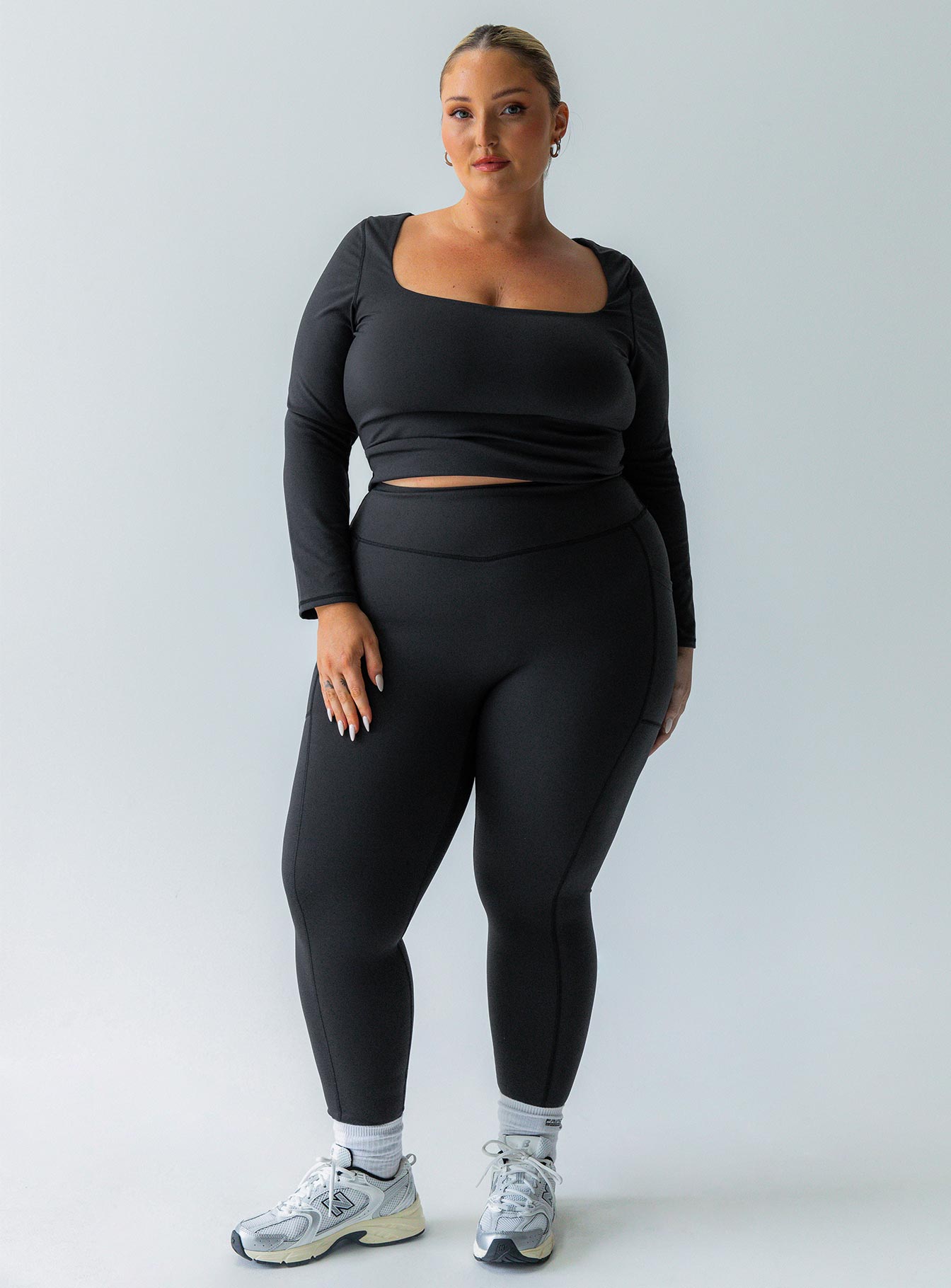 Achieve Activewear Leggings Black Curve - Image 3