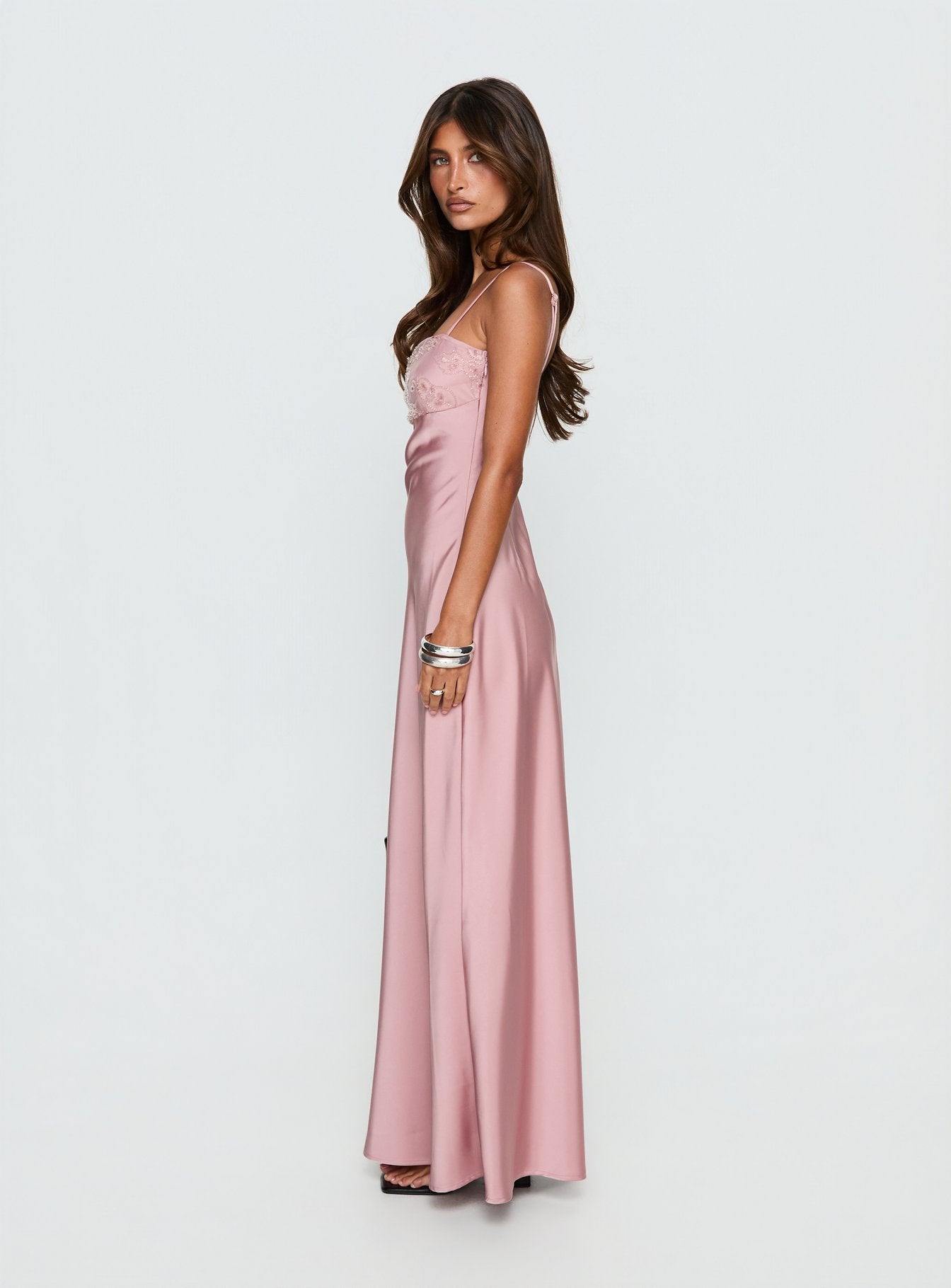 Engracia Sequin Maxi Dress Pink - Image 4