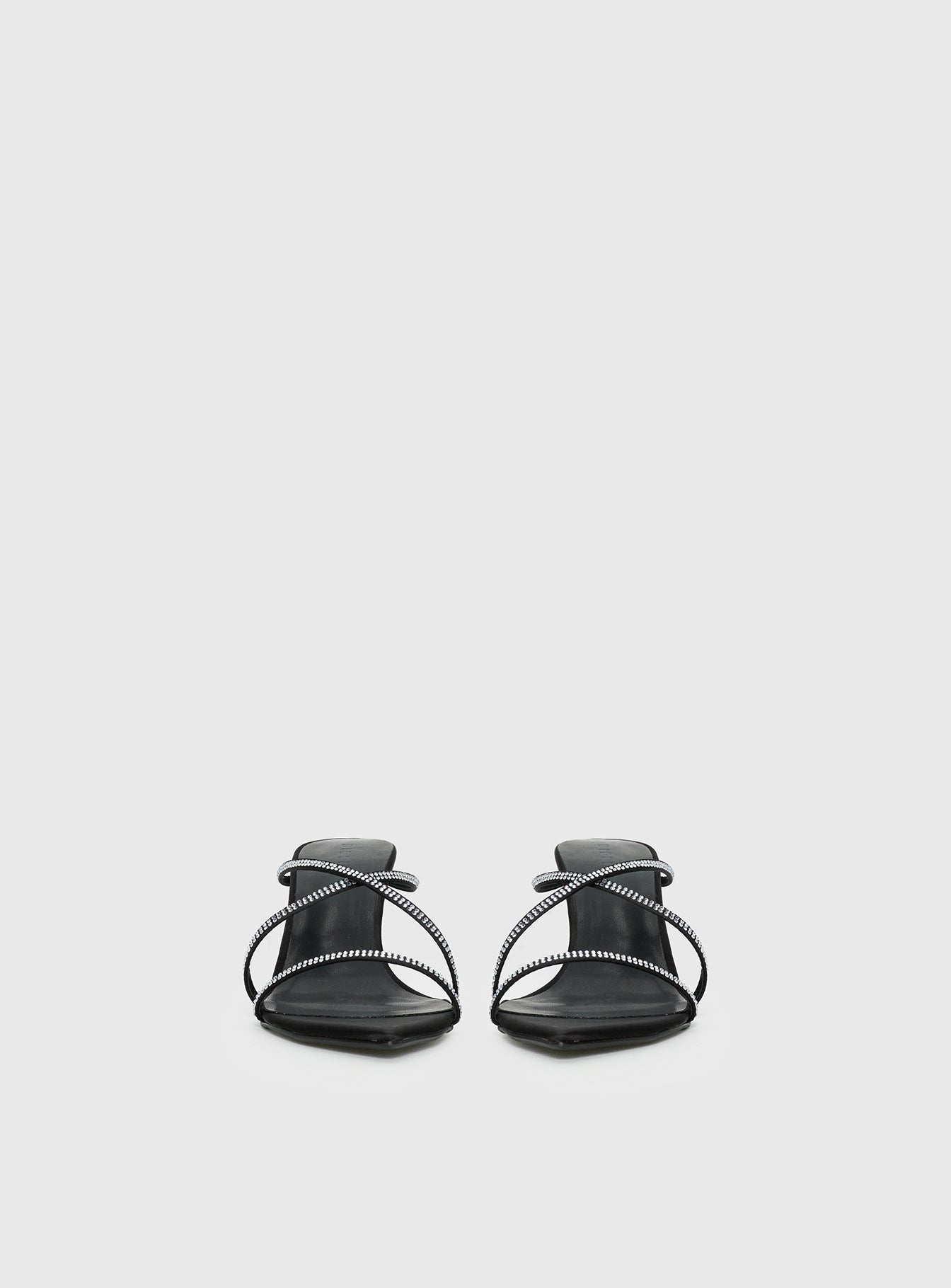 Alternative view of Billini Effy Heels Black Satin Diamante
