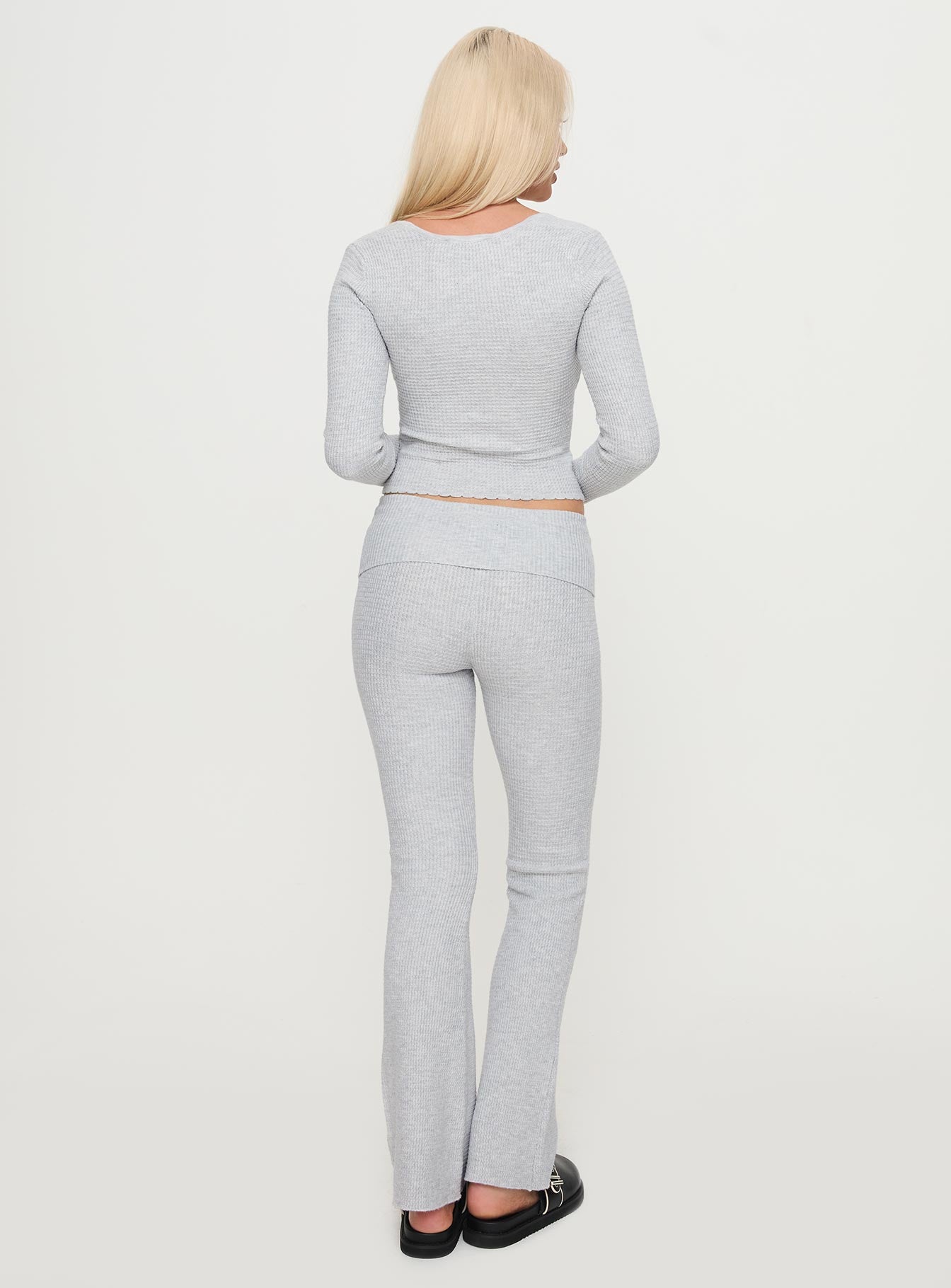 Closed Eyes Flared Pant Grey - Image 5