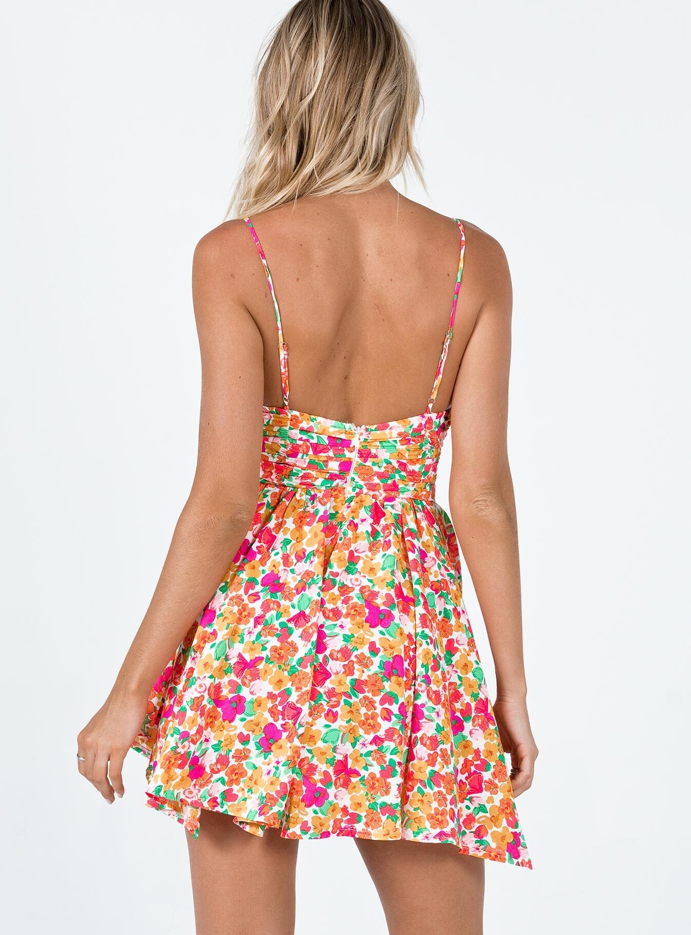 Barrett Mini Dress Multi Floral Petite - Image 5