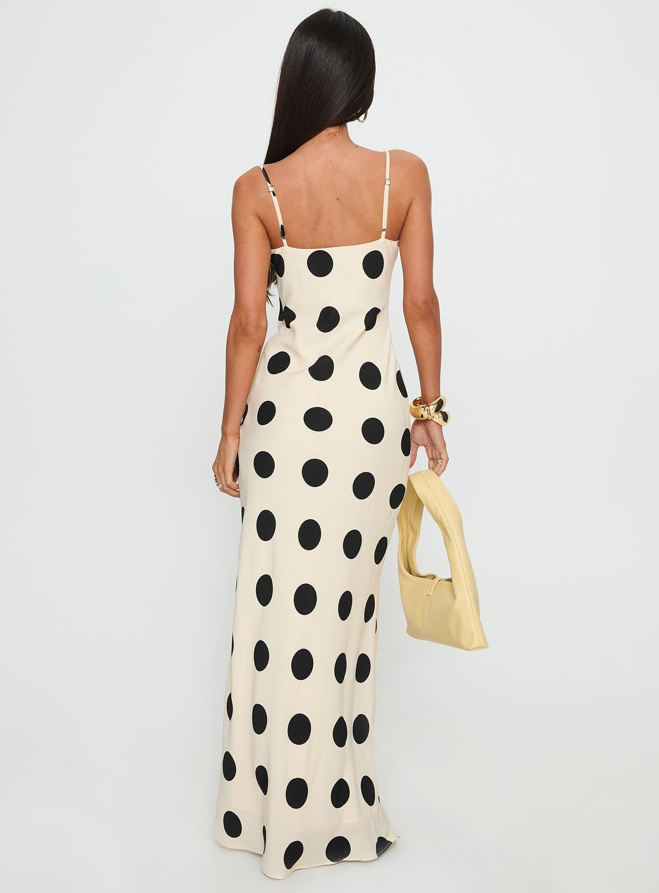 Avienna Maxi Dress Cream / Polka Dot - Image 5