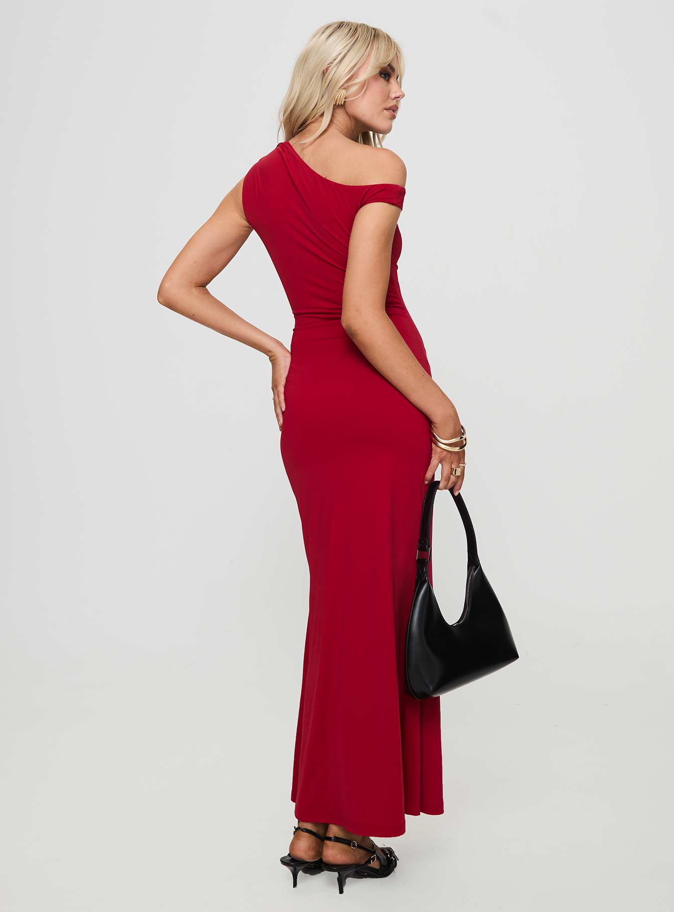 Beller Maxi Dress Red - Image 5