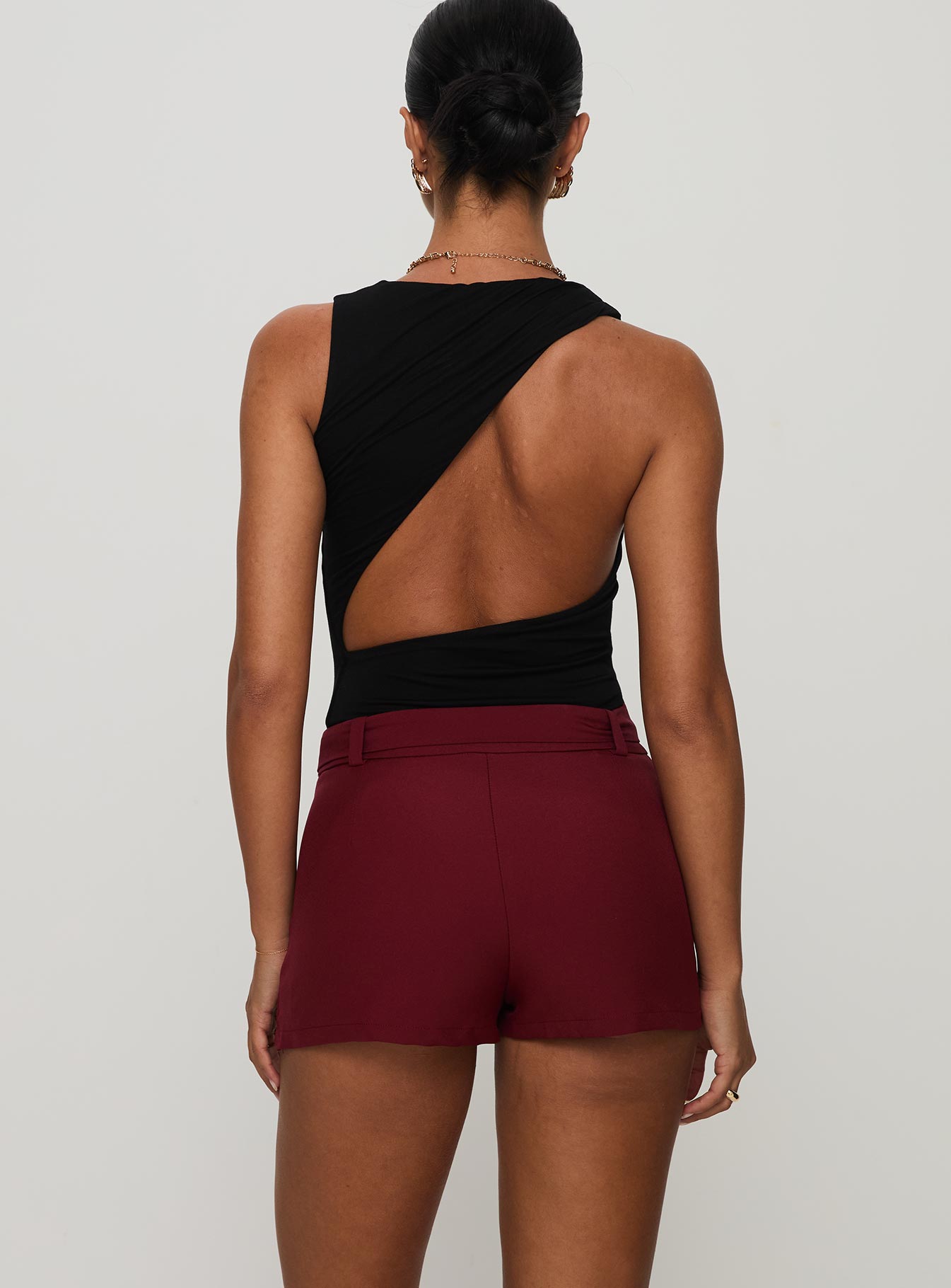 Centre Stage Cut Out Bodysuit Black - Image 4