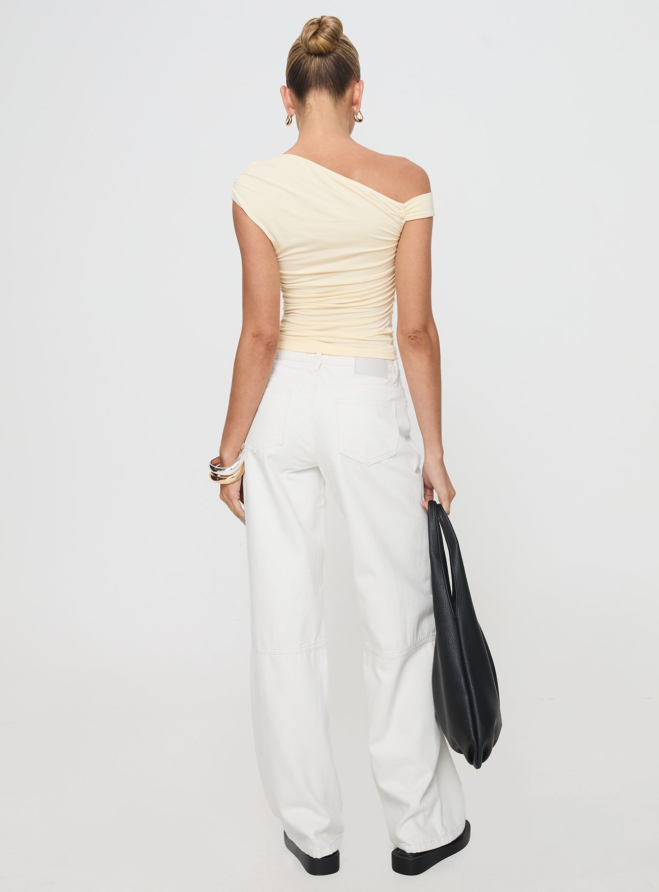 Lando Low Rise Straight Leg Jeans White - Image 5